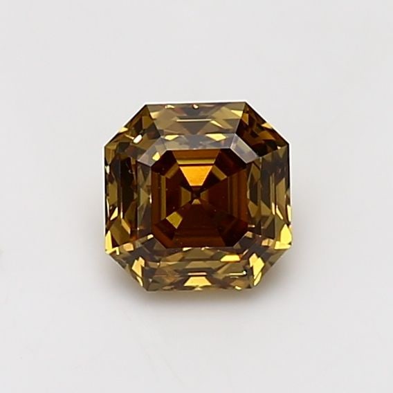 GIA Asscher 0.84ct Fancy Deep Yellow VVS2 - Loose Natural Diamond: GIA Asscher 0.84ct Fancy Deep Yellow VVS2 - Loose Natural Diamond GIA Asscher cut, the 0.84ct Fancy Deep Yellow VVS2 diamond boasts exceptional clarity and color, with a vibrant yellow hue that stands