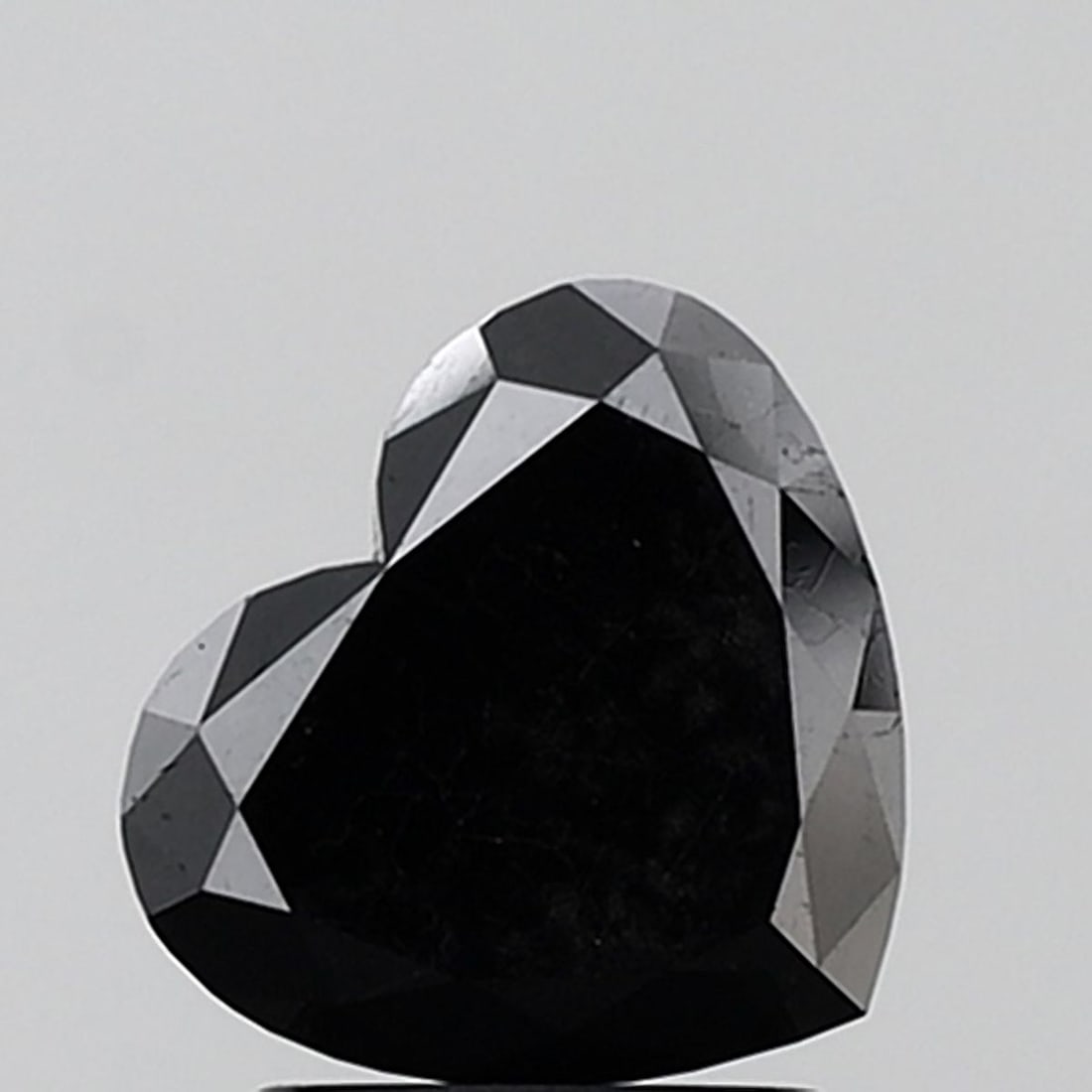 Heart 2.24ct Black VVS2 - Loose Natural Diamond: Heart 2.24ct Black VVS2 - Loose Natural Diamond 2.24ct Black VVS2 - Loose Natural Diamond with EX Polish and Symmetry, Certified NONE. This stunning black diamond boasts exceptional clarity and polish