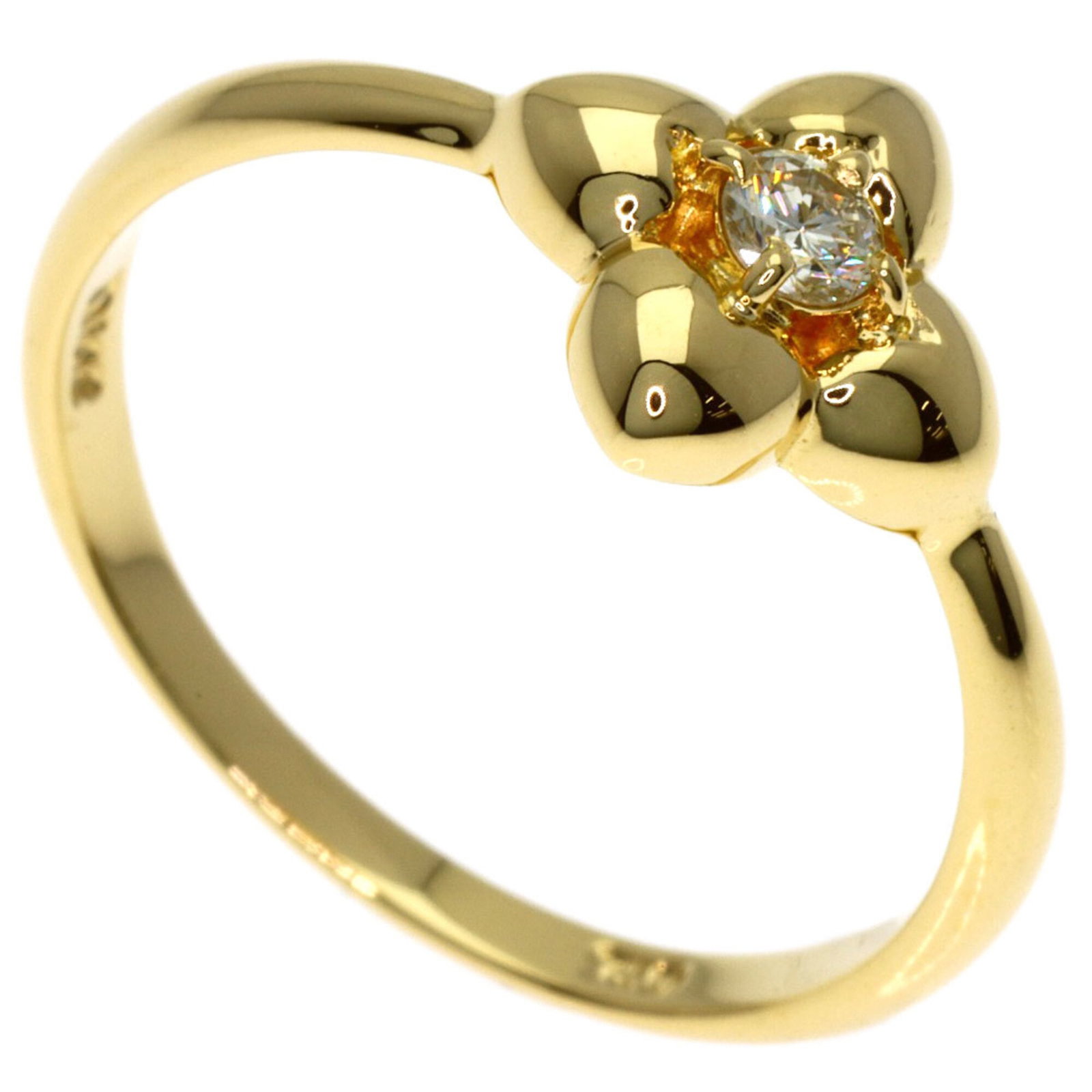 Yellow Gold 18K Christian Dior Band Ring: Yellow Gold 18K Christian Dior Band Ring Yellow gold (18K) band ring from Christian Dior, available in US size 6. This elegant ring features a classic design made from high-quality yellow gold. The si