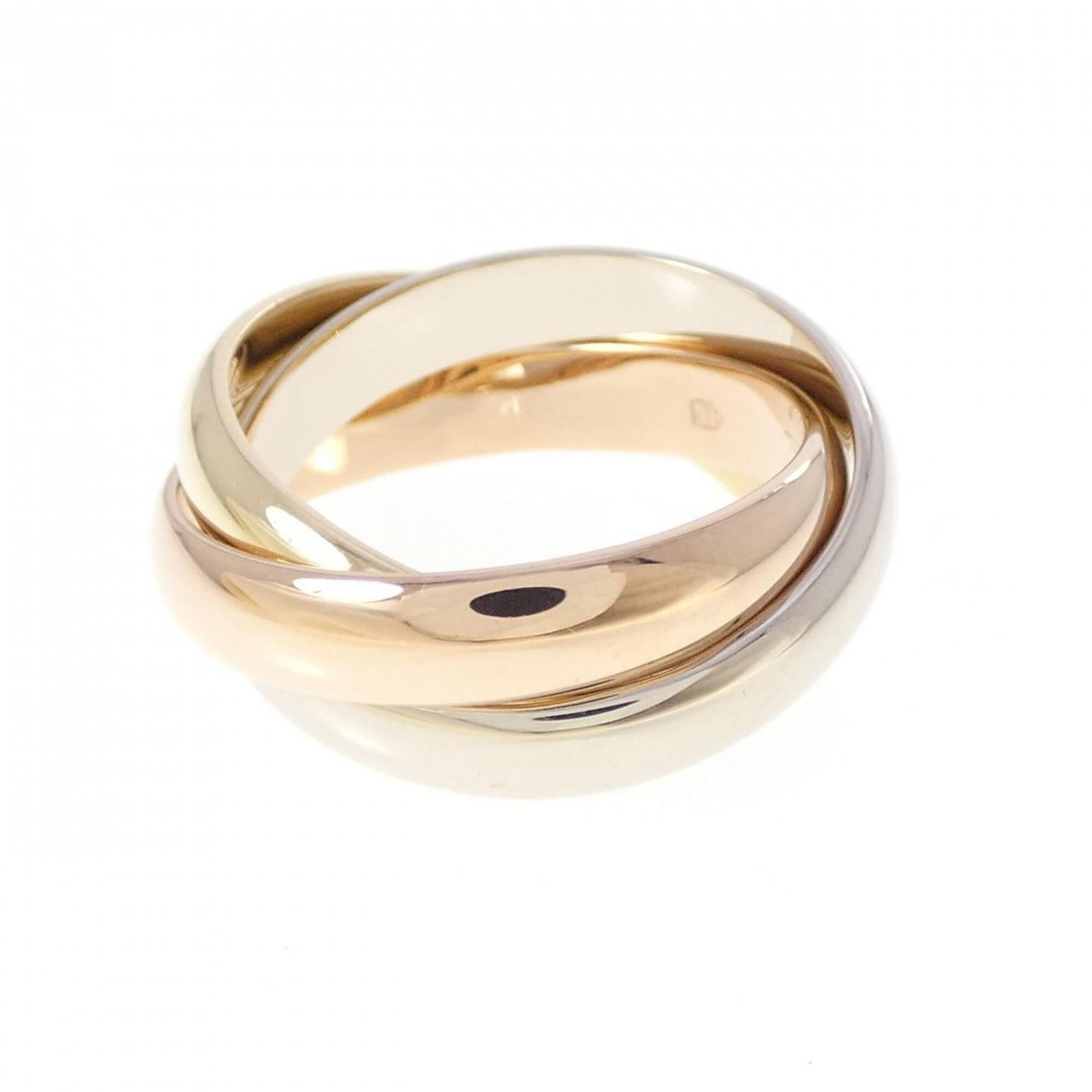 Pink Gold Cartier Yellow Ring Band Gold (18K) White: Pink Gold Cartier Yellow Ring Band Gold (18K) White Pink Gold Cartier Yellow Ring Band Gold (18K) White - A stylish and elegant ring band from the renowned luxury brand Cartier, crafted in 18K pink go