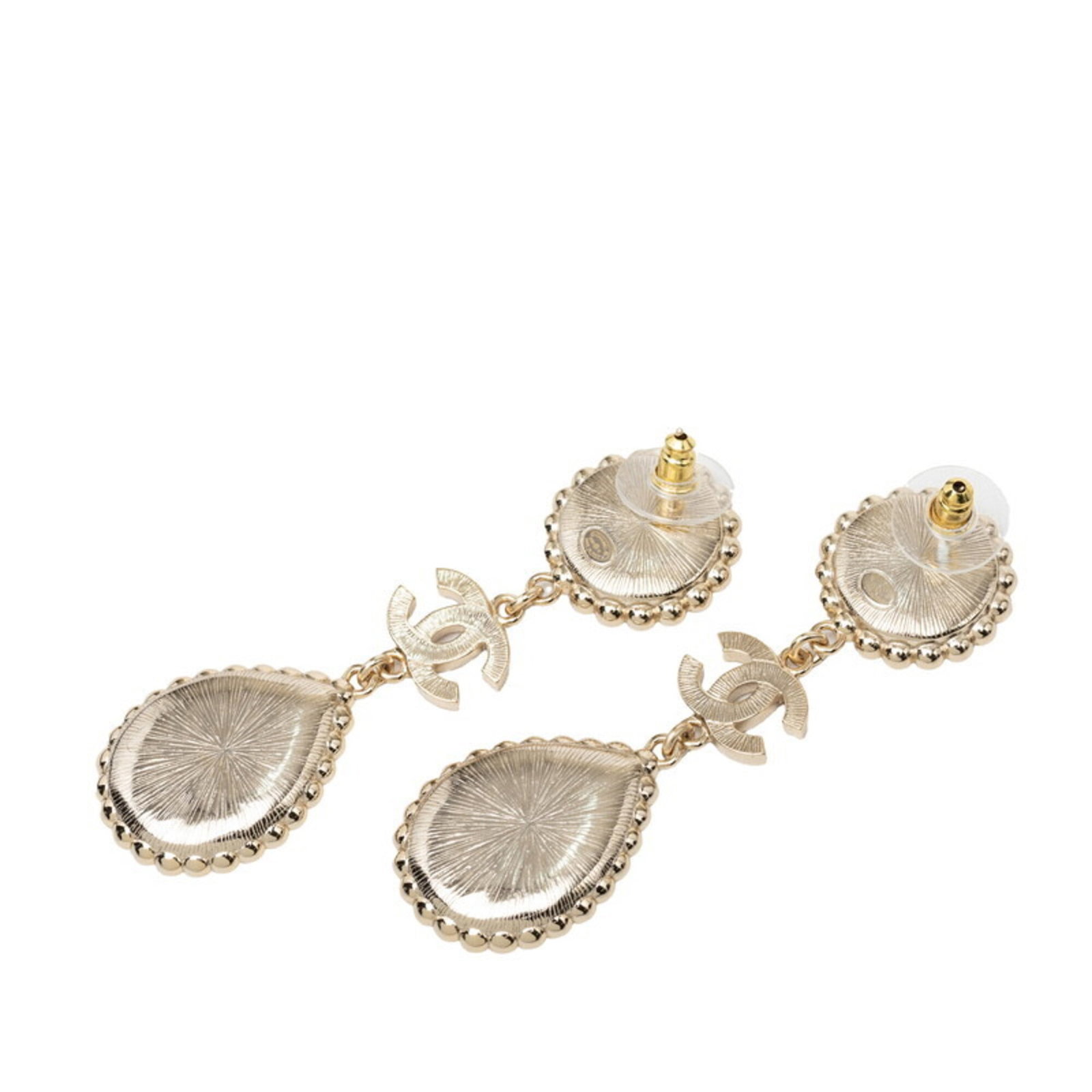 Chanel Stud Earrings Rhinestone - 2