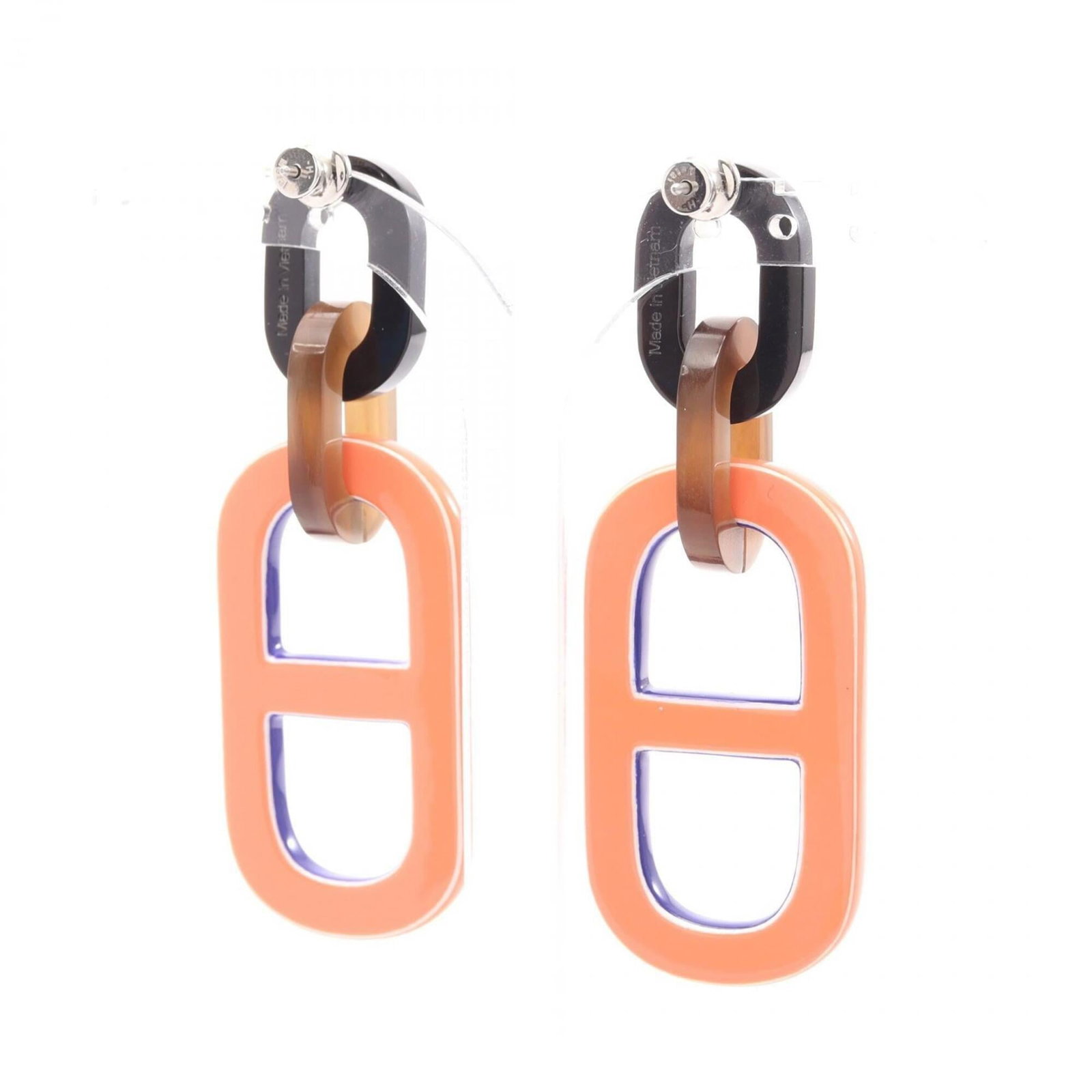 Earrings Hermes Drop Plastic - 2