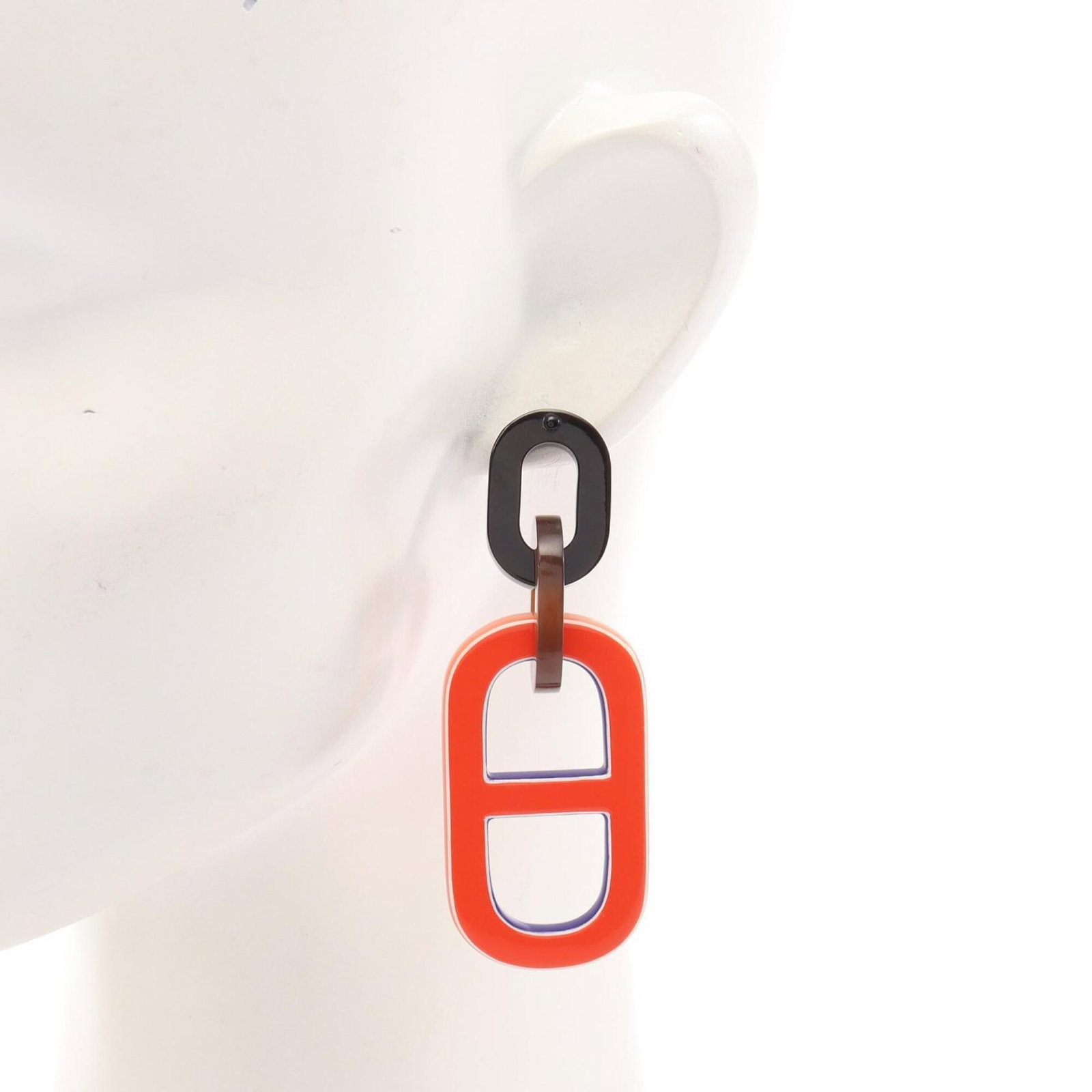 Earrings Hermes Drop Plastic - 4