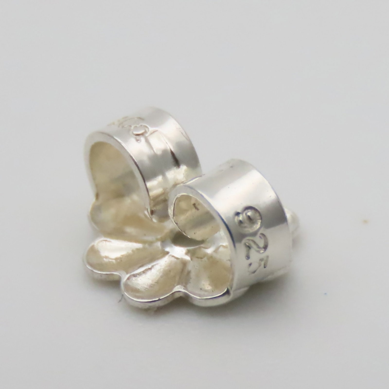 Silver Stud Earrings Tiffany - 9