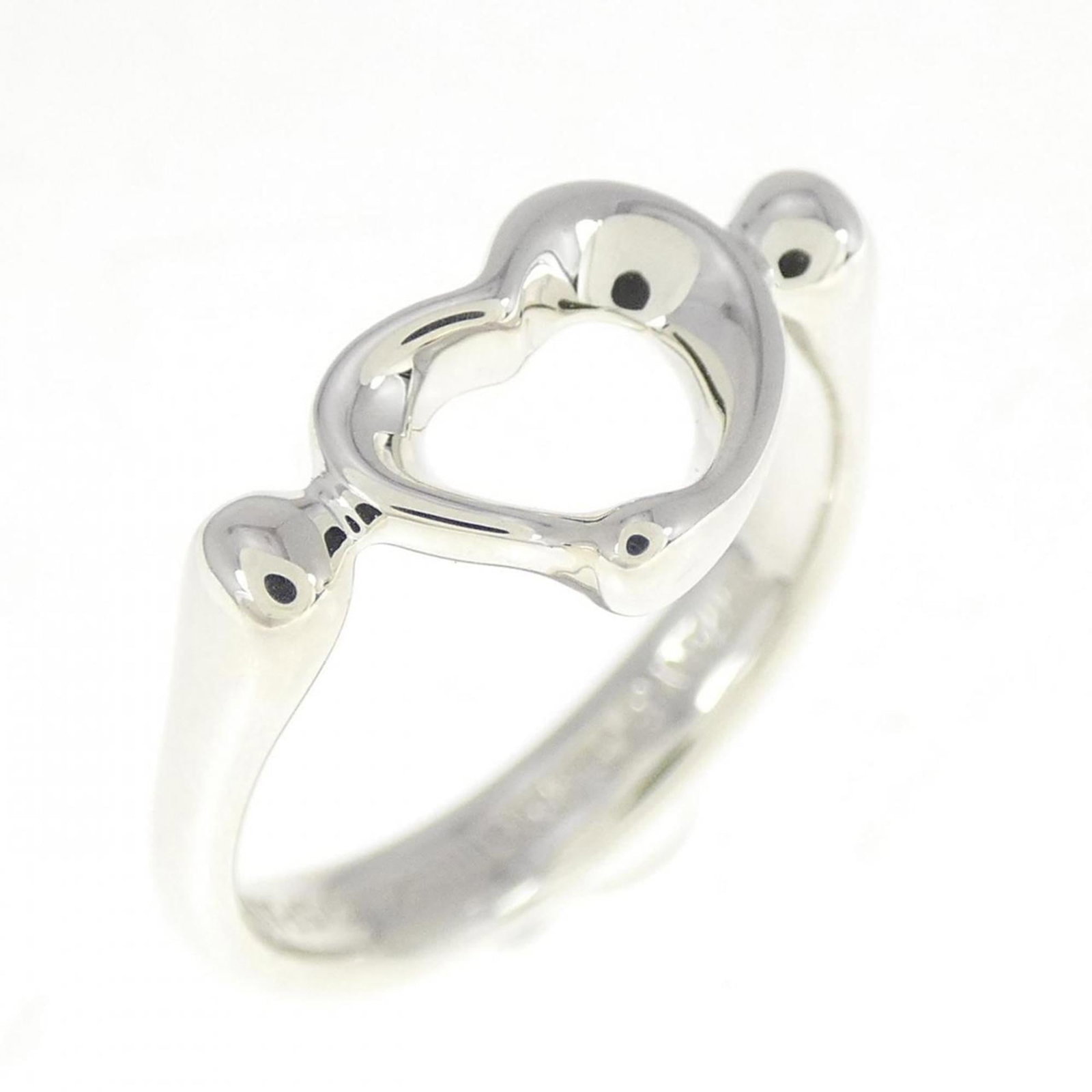 Heart Ring of Tiffany: Heart Ring of Tiffany Item Specifics: Brand: Tiffany Line: Open Heart Product Disclaimer: Items may exhibit light wear, such as minor scratches or slight tarnishing appropriate to their age and prior