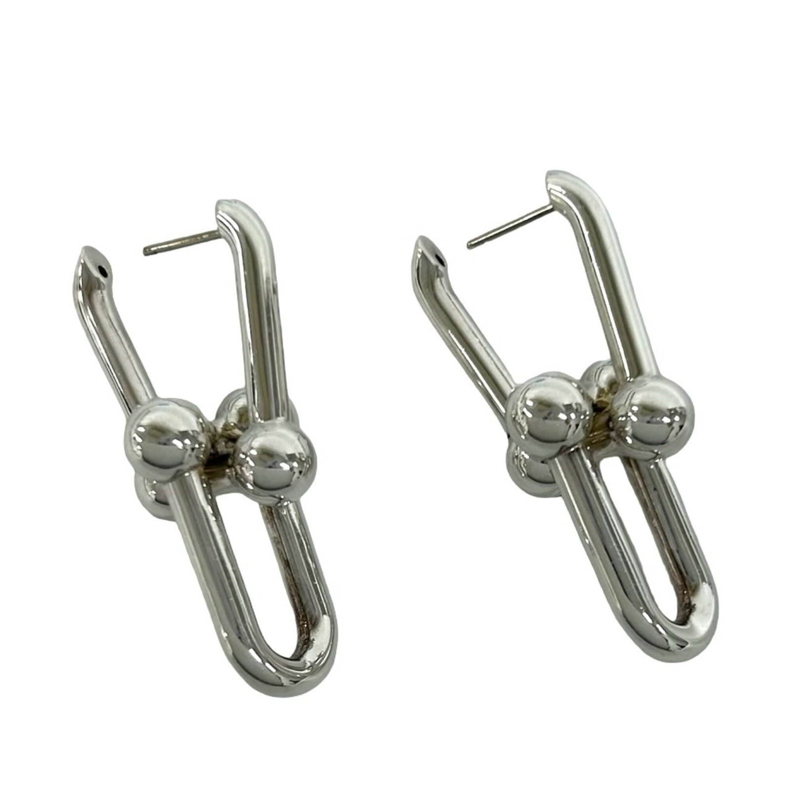 Silver Stud Earrings Tiffany - 6