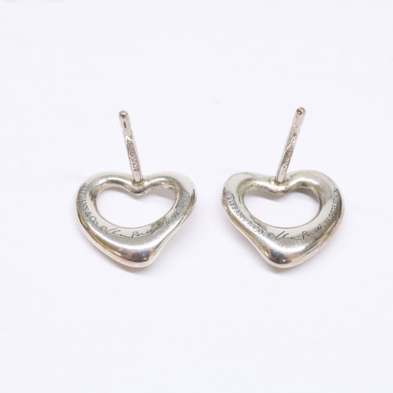 Silver Stud Earrings Tiffany - 3