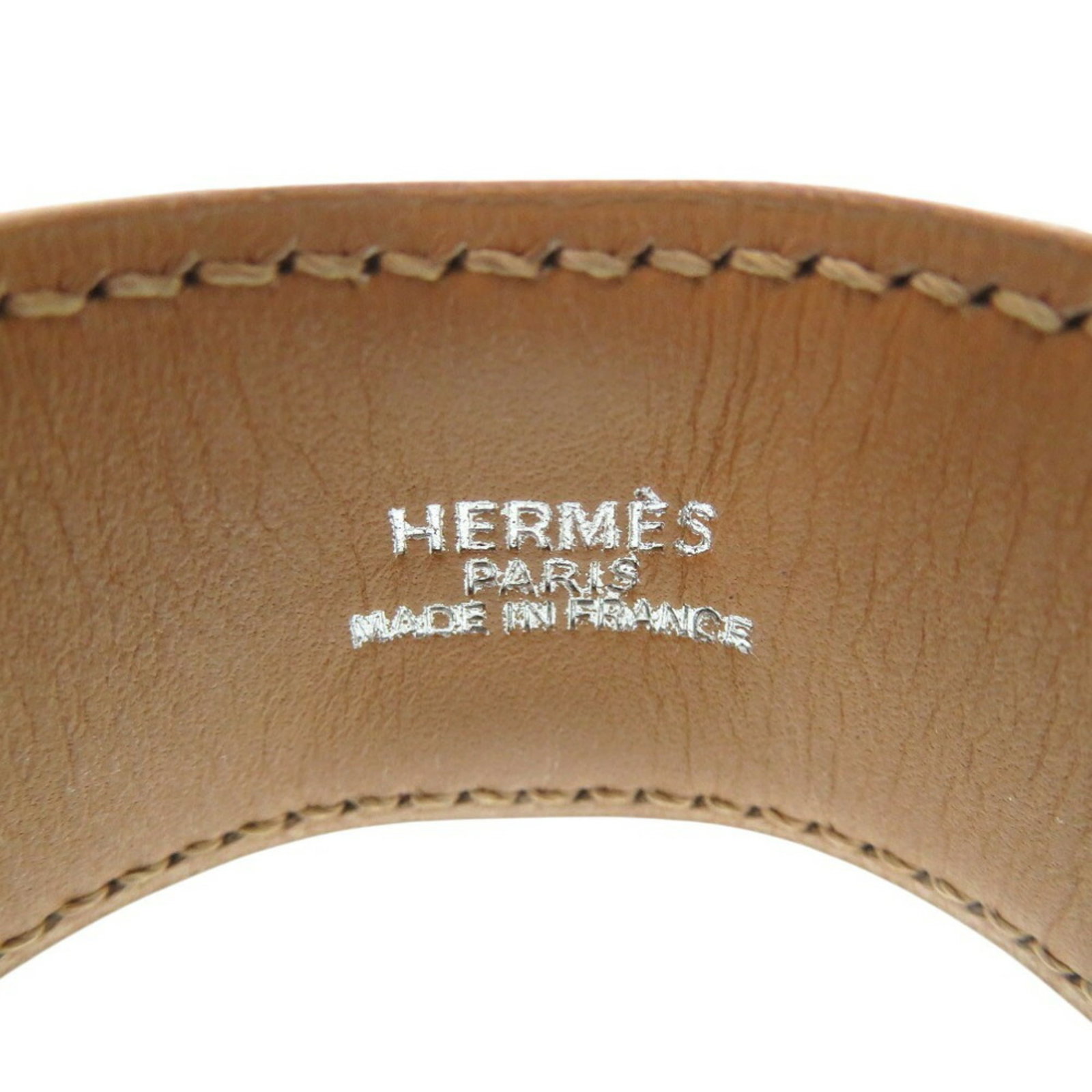 Hermes Bangle Leather Metal - 12