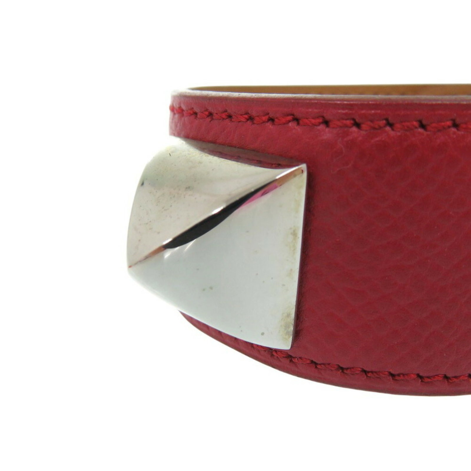 Hermes Bangle Leather Metal - 7