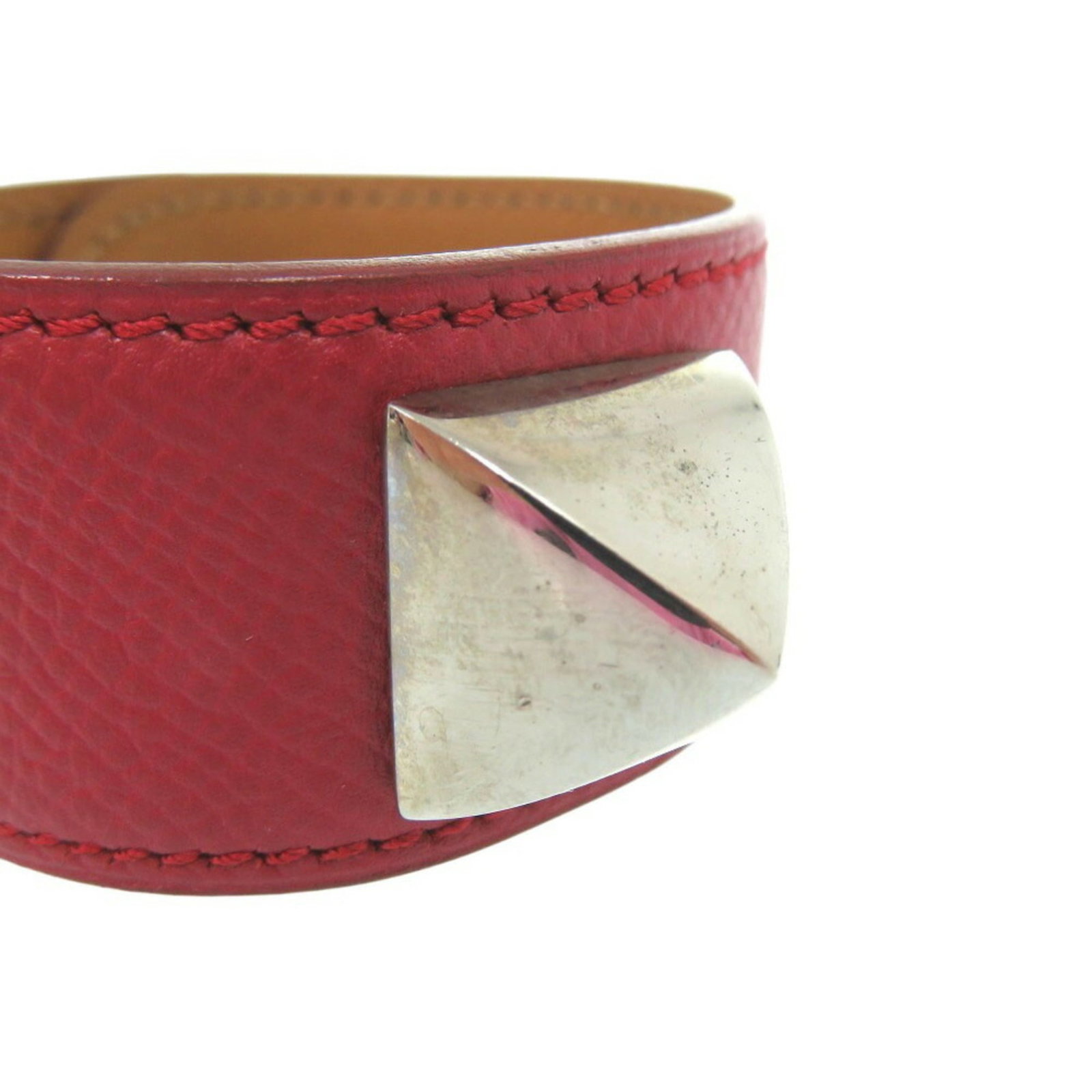 Hermes Bangle Leather Metal - 8