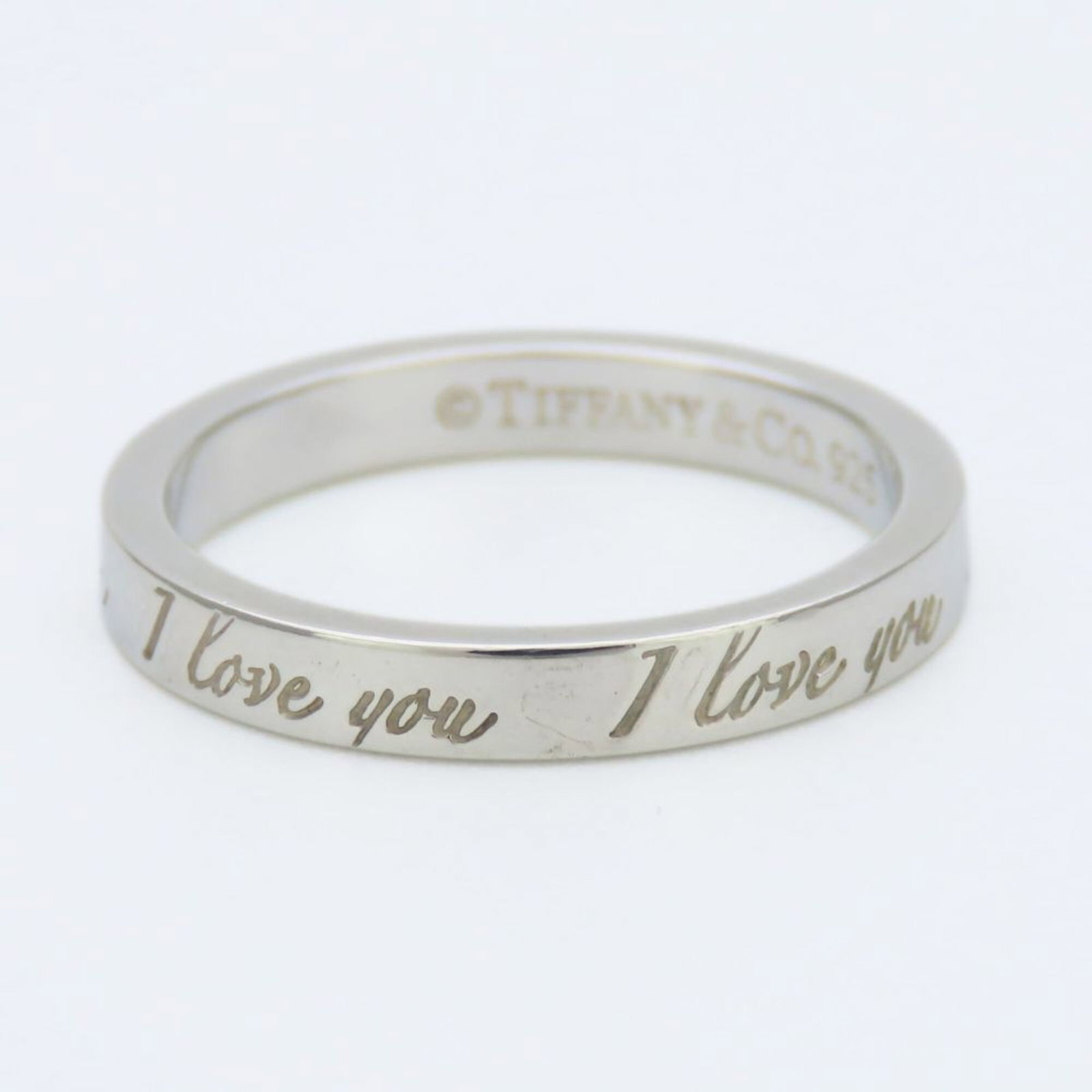 Silver Ring Band Tiffany - 3