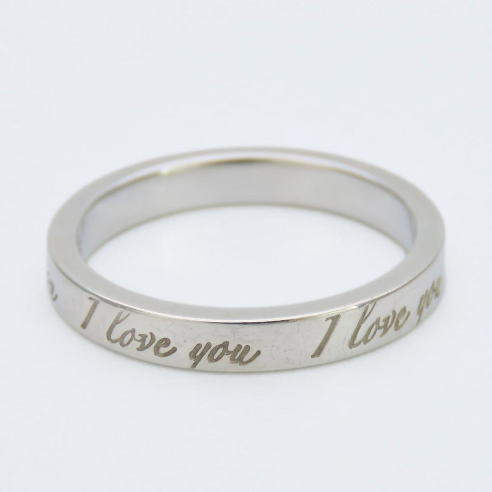 Silver Ring Band Tiffany - 4
