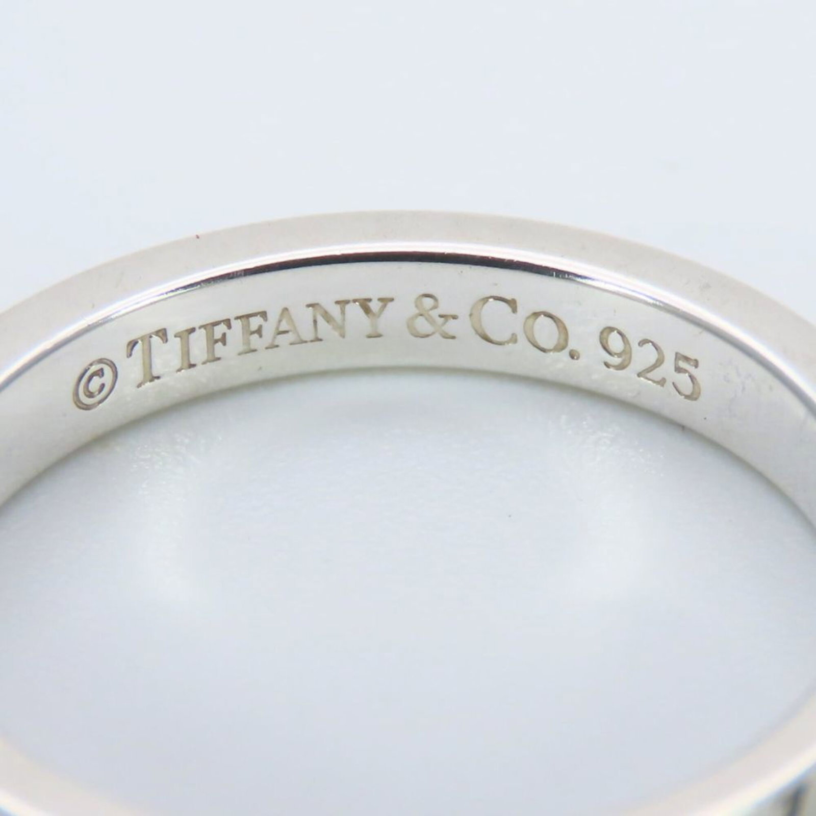 Silver Ring Band Tiffany - 5