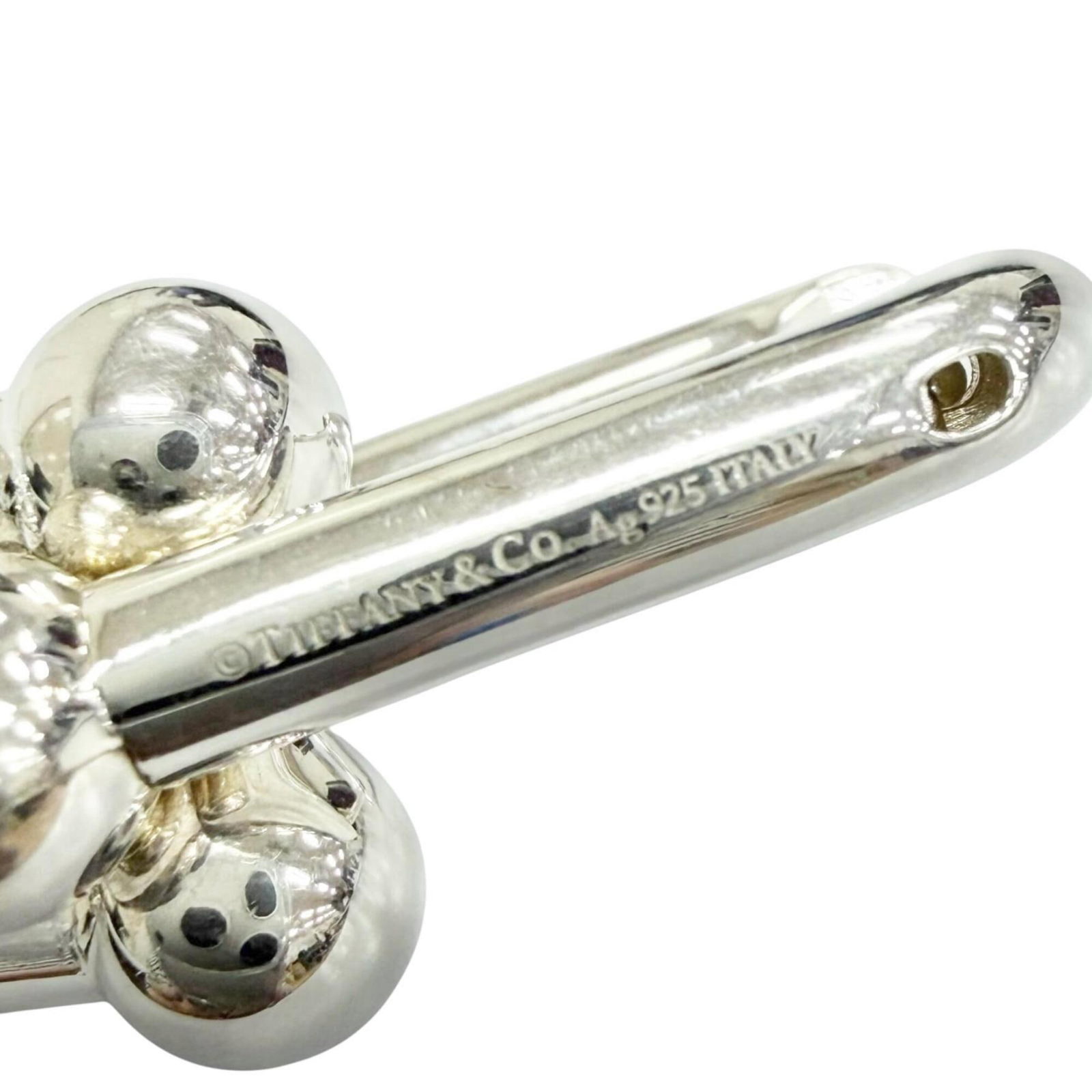 Silver Stud Earrings Tiffany - 5