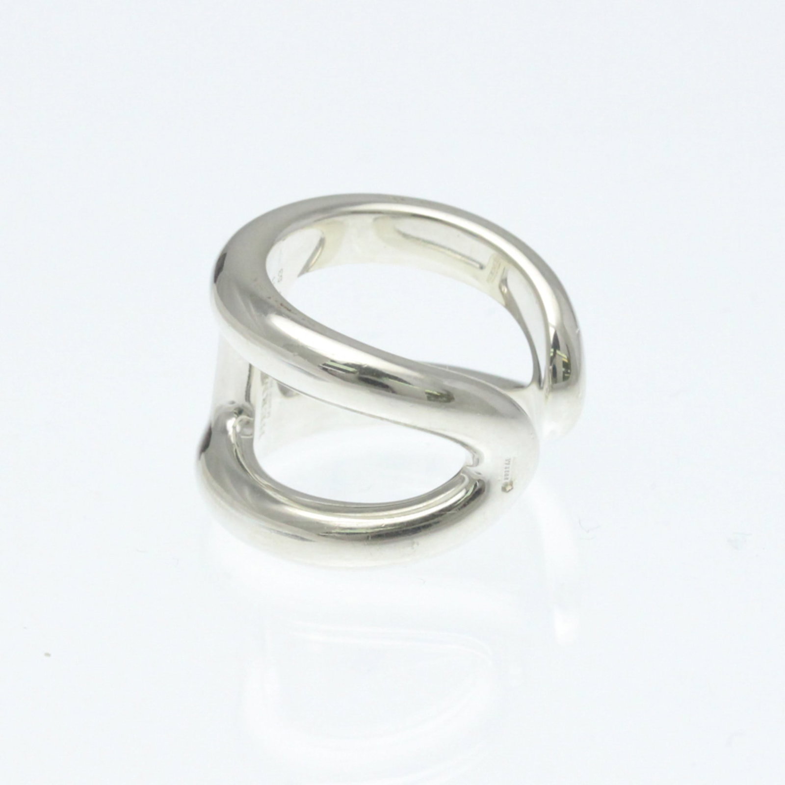 Silver ring band Hermes - 2