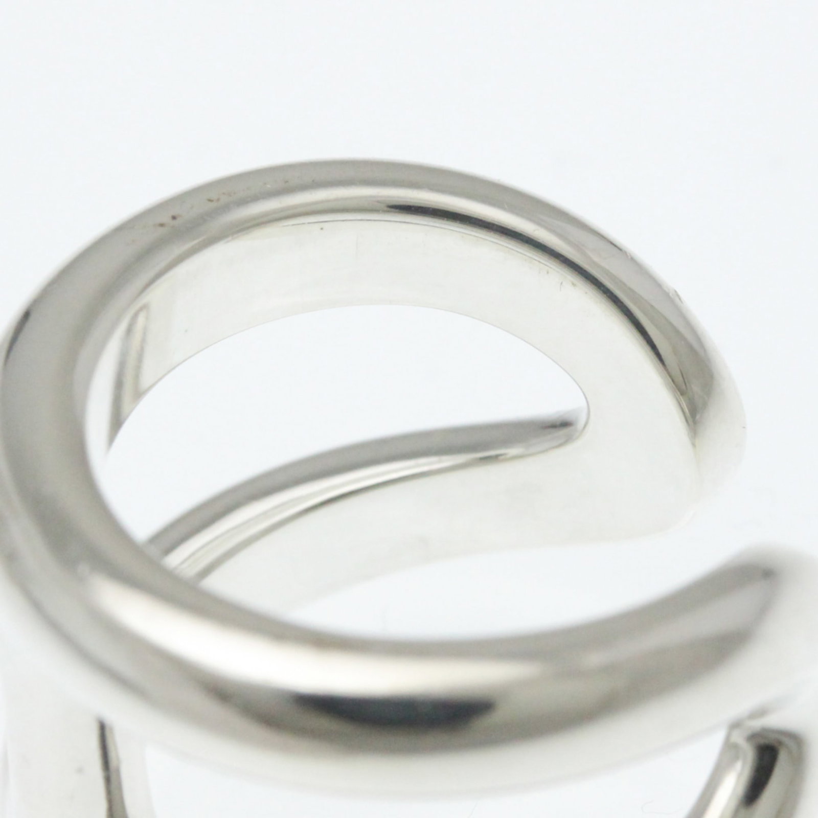 Silver ring band Hermes - 6