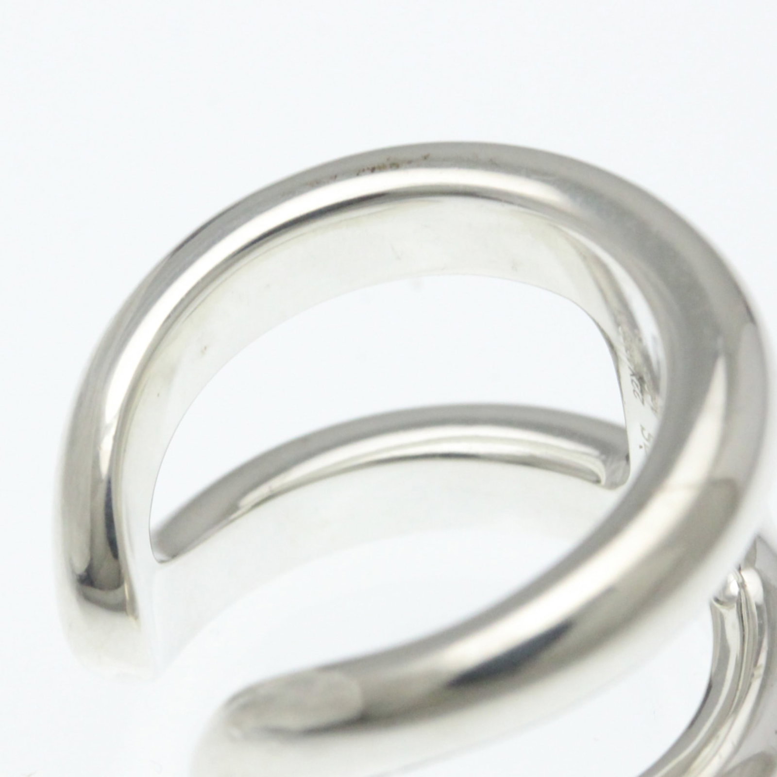 Silver ring band Hermes - 7