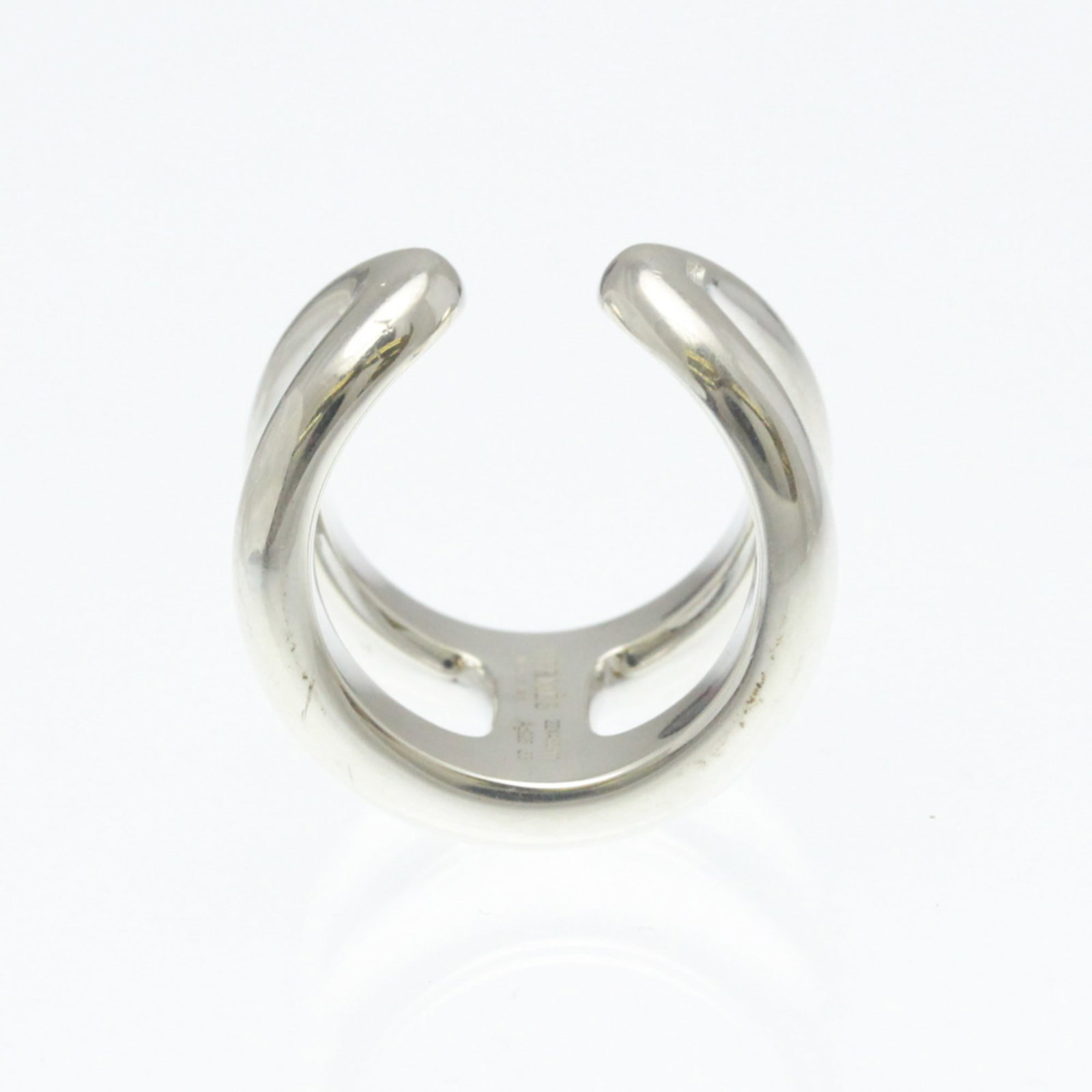 Silver ring band Hermes - 9