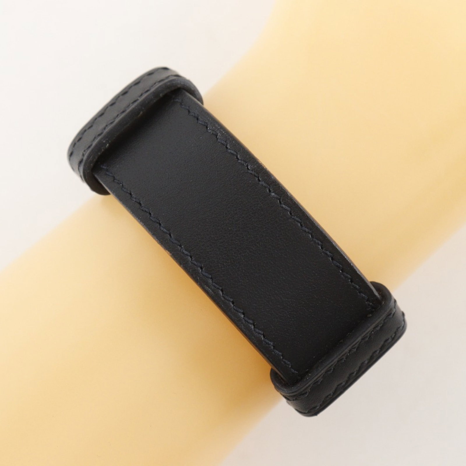 Hermes Leather Bangle Chamonix - 3