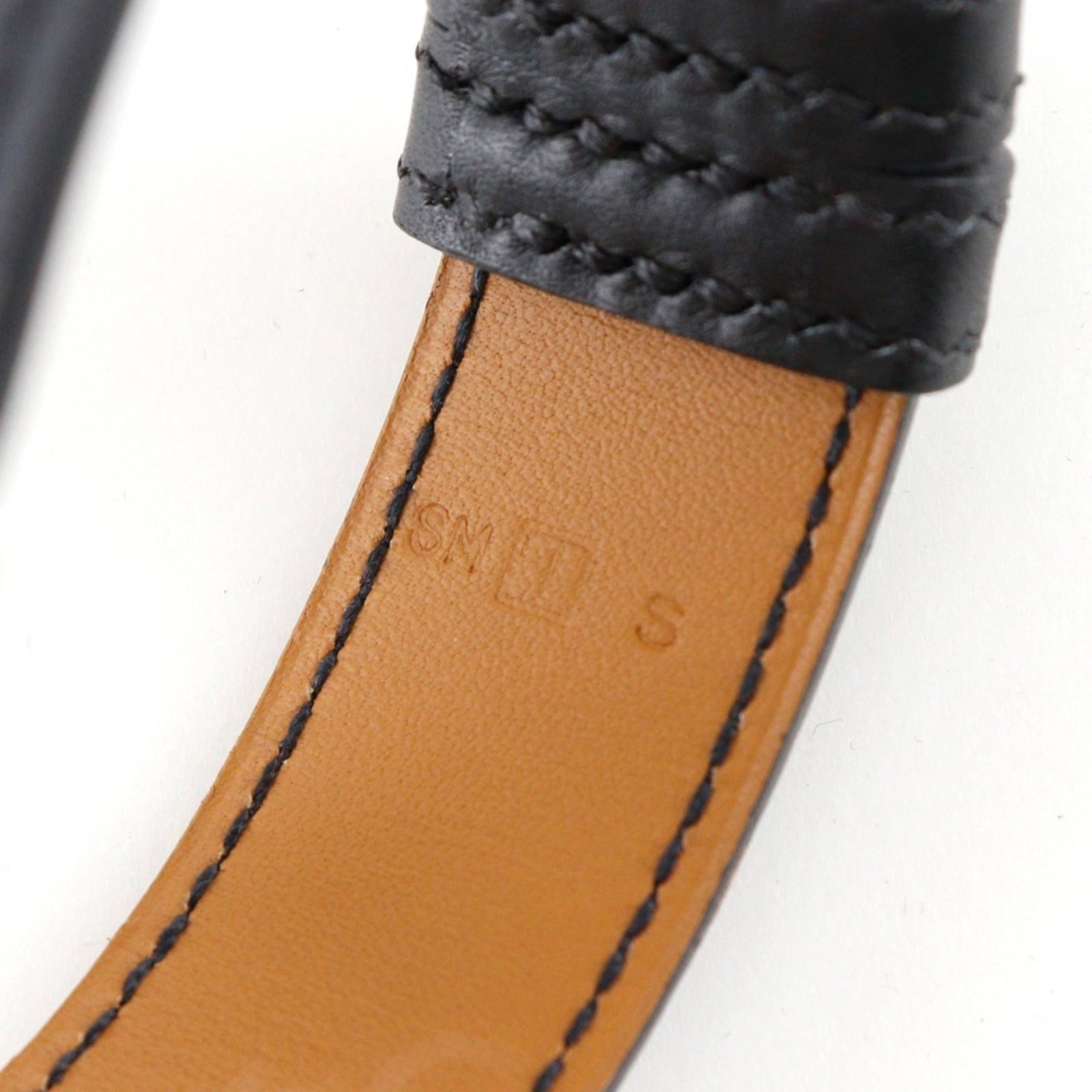 Hermes Leather Bangle Chamonix - 7