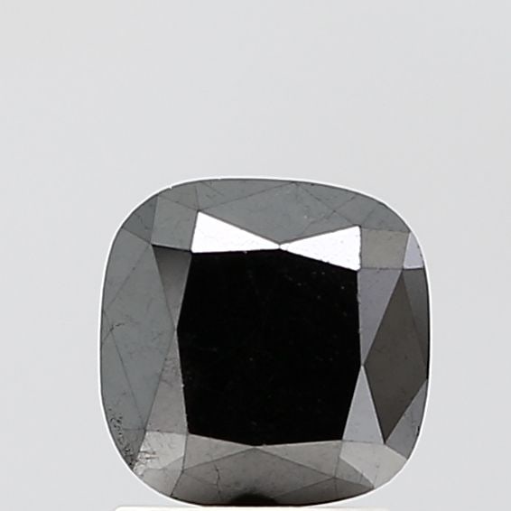 Cushion Brilliant 1.43ct Black VVS2 - Loose Natural Diamond: Cushion Brilliant 1.43ct Black VVS2 - Loose Natural Diamond Loose natural diamond cushion brilliant cut with exceptional clarity, featuring a VVS2 grade and EX polish. This 1.43ct black diamond