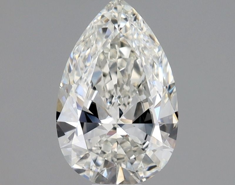 GIA Pear 0.5ct H VVS1 - Loose Natural Diamond: GIA Pear 0.5ct H VVS1 - Loose Natural Diamond GIA certification ensures the stone's authenticity, while its VVS1 clarity and EX polish showcase exceptional quality. This natural pear-shaped diamond bo