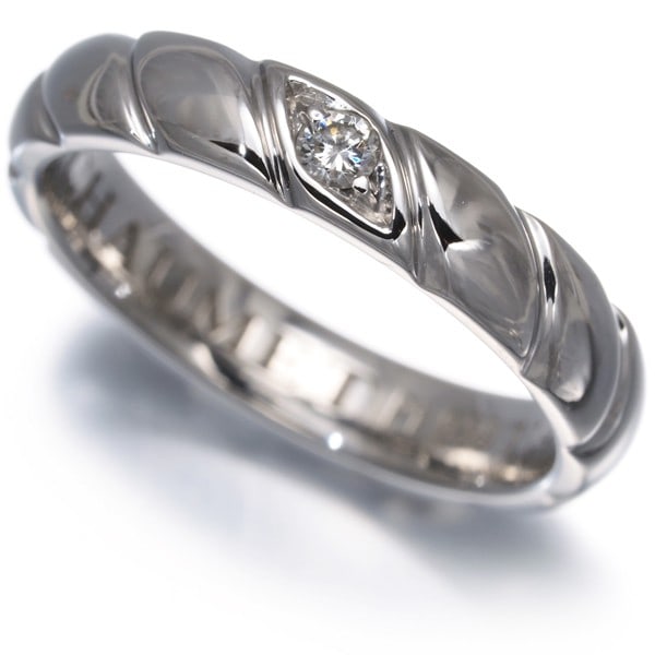 Chaumet Ring Diamond Torsade De Chaumet 1P Us5-5.25 950 Platinum: Chaumet Ring Diamond Torsade De Chaumet 1P Us5-5.25 950 Platinum Chaumet's Torsade de Chaumet collection shines with its unique diamond design, set in 950 platinum. This stunning ring features a natur
