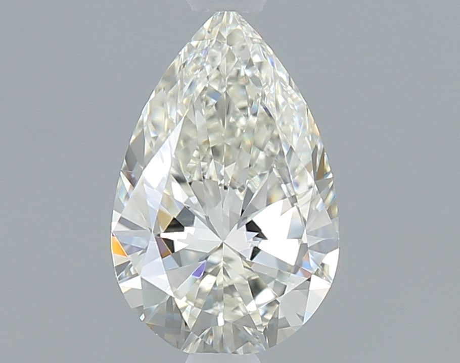 GIA Pear 0.5ct J VVS2 - Loose Natural Diamond: GIA Pear 0.5ct J VVS2 - Loose Natural Diamond GIA-certified, this loose natural diamond boasts exceptional clarity with a VVS2 grade and vibrant color of J. The 0.5ct pear-cut stone shines with