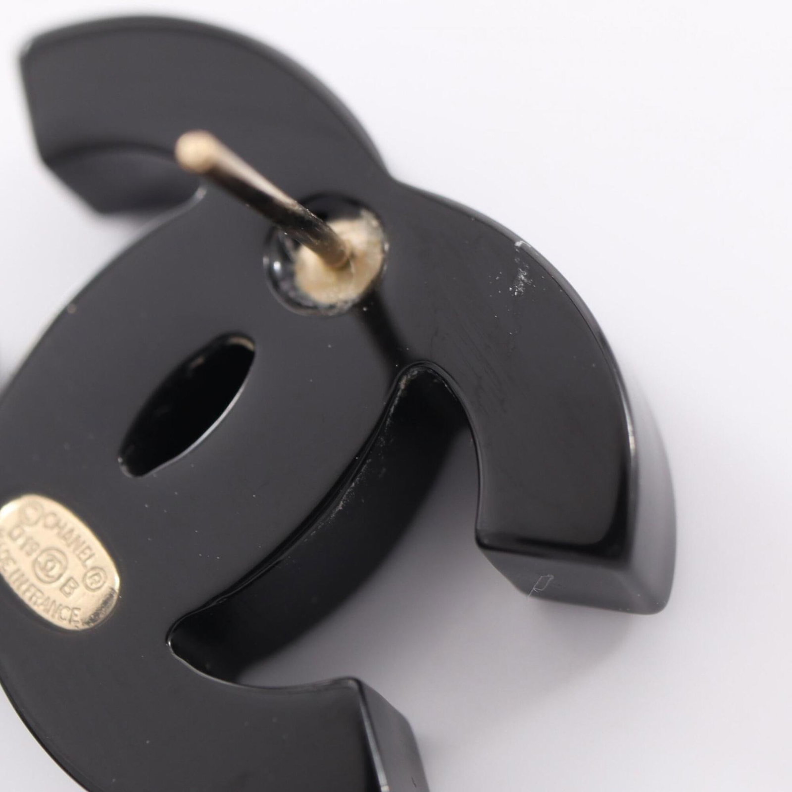 Stud earrings plastic by Chanel - 5