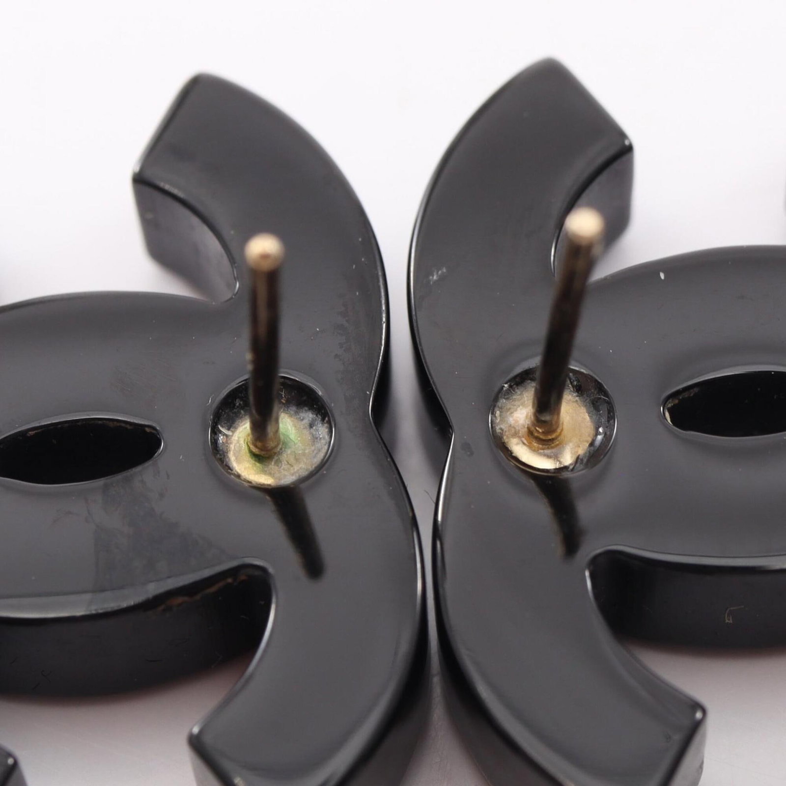 Stud earrings plastic by Chanel - 6