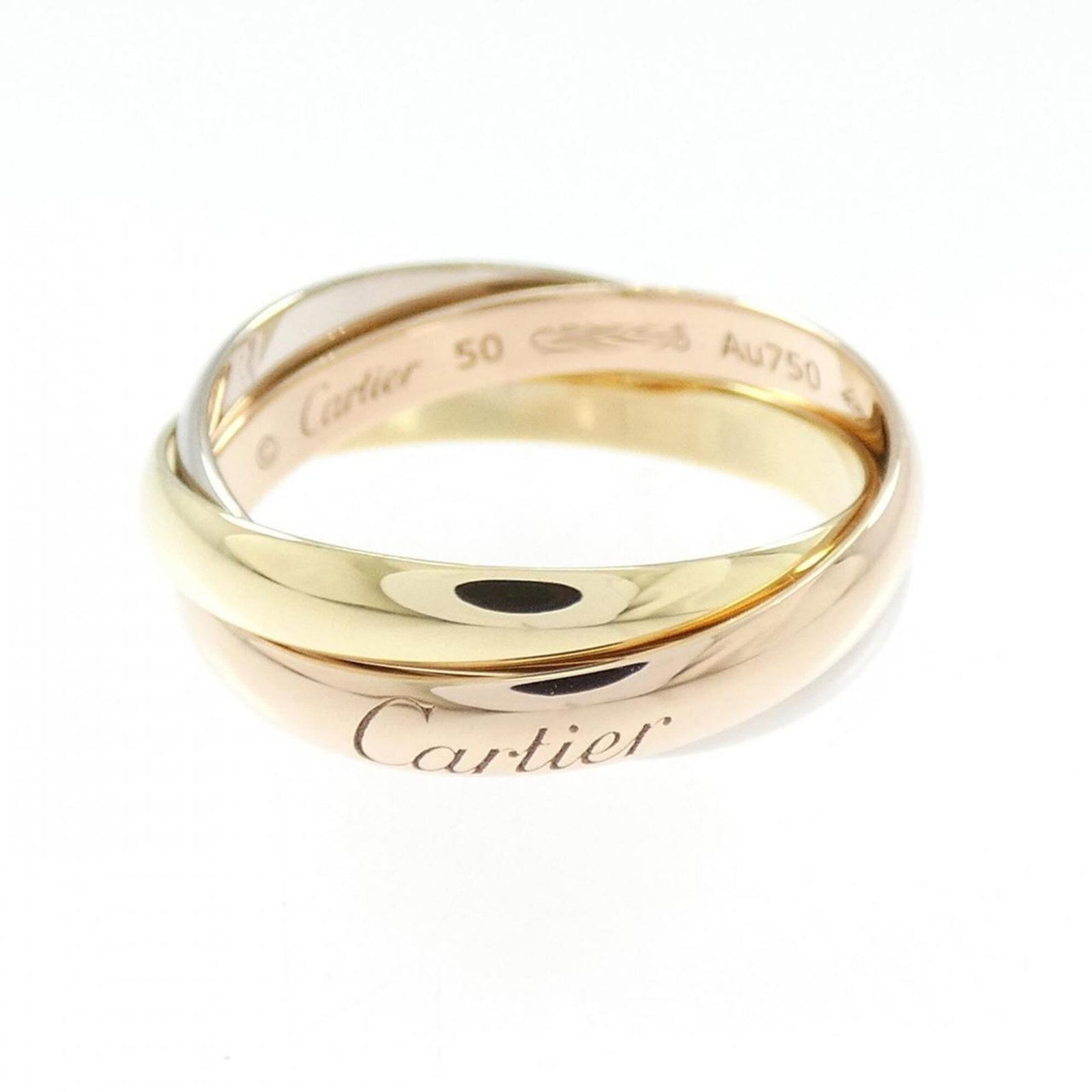 Pink Gold Cartier Yellow Ring Band Gold (18K) White: Pink Gold Cartier Yellow Ring Band Gold (18K) White Item Specifics: Brand: Cartier MPN: B4086100 Type: Band ring Gender: Women Material: Pink gold (18K), White gold (18K), Yellow gold (18K) Brand Size
