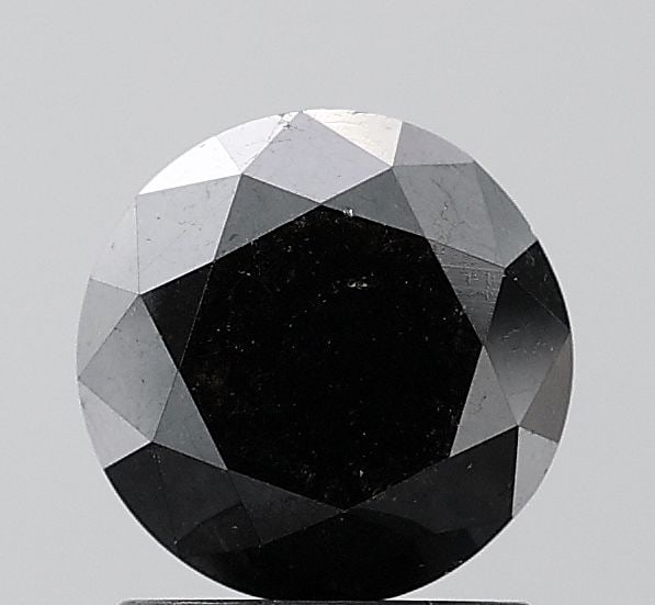 Round 1.82ct Black VVS2 - Loose Natural Diamond: Round 1.82ct Black VVS2 - Loose Natural Diamond Round 1.82ct Black VVS2 - Loose Natural Diamond, certified with EX cut, color, and polish, boasts exceptional clarity and symmetry in its EX