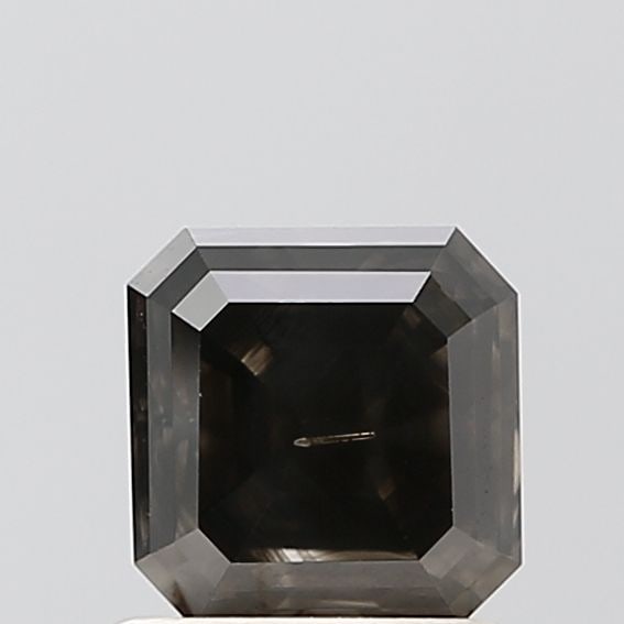 Asscher 1.06ct Salt And Pepper VVS2 - Loose Natural Diamond: Asscher 1.06ct Salt And Pepper VVS2 - Loose Natural Diamond This Asscher-cut loose natural diamond boasts a unique Salt and Pepper coloration, adding depth and visual interest to its VVS2 clarity. Mea
