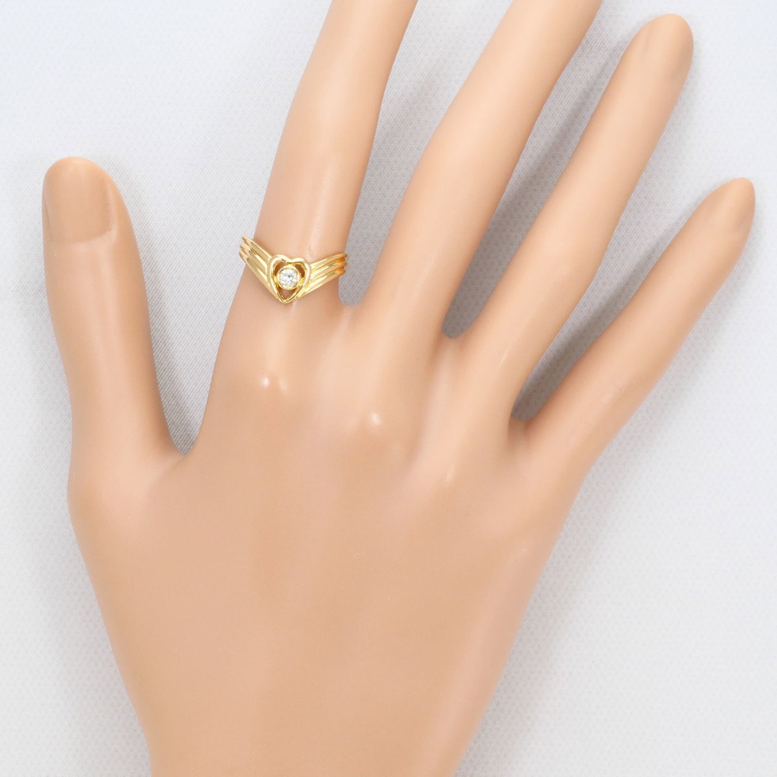 Yellow gold band ring unbranded - 5
