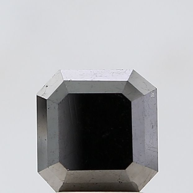 Emerald 2.41ct Black VVS2 - Loose Natural Diamond: Emerald 2.41ct Black VVS2 - Loose Natural Diamond 2.41ct Black VVS2 Emerald Cut Diamond - A rare and striking natural diamond with exceptional clarity, polish, and symmetry. Its black color adds a
