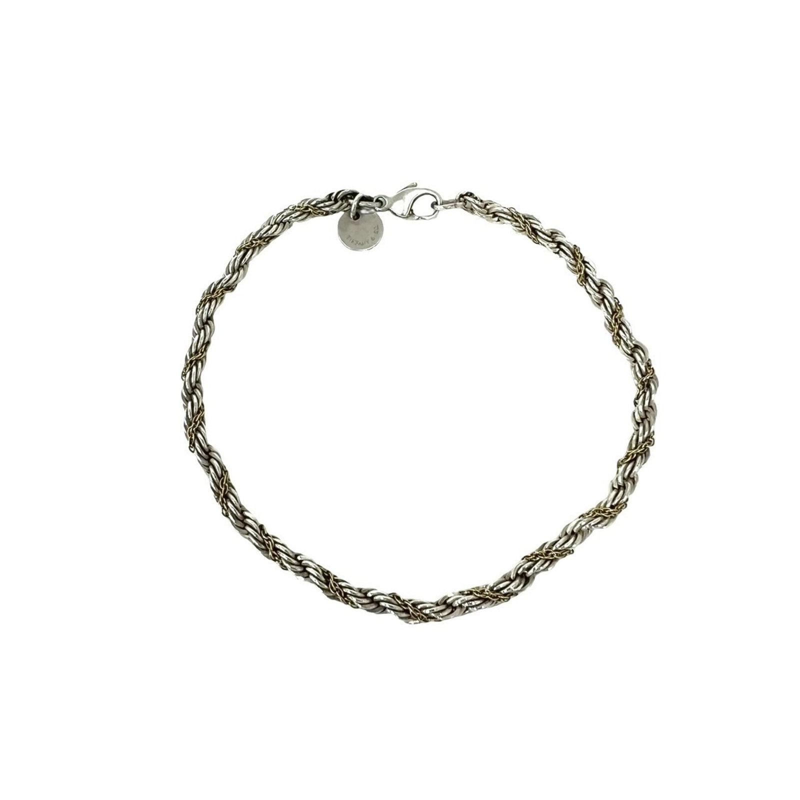 Silver 925 Charm Bracelet Yellow Tiffany Gold: Silver 925 Charm Bracelet Yellow Tiffany Gold Silver 925 Charm Bracelet Yellow Tiffany Gold features a delicate charm bracelet made from high-quality silver and yellow gold (18K) for a touch of luxury