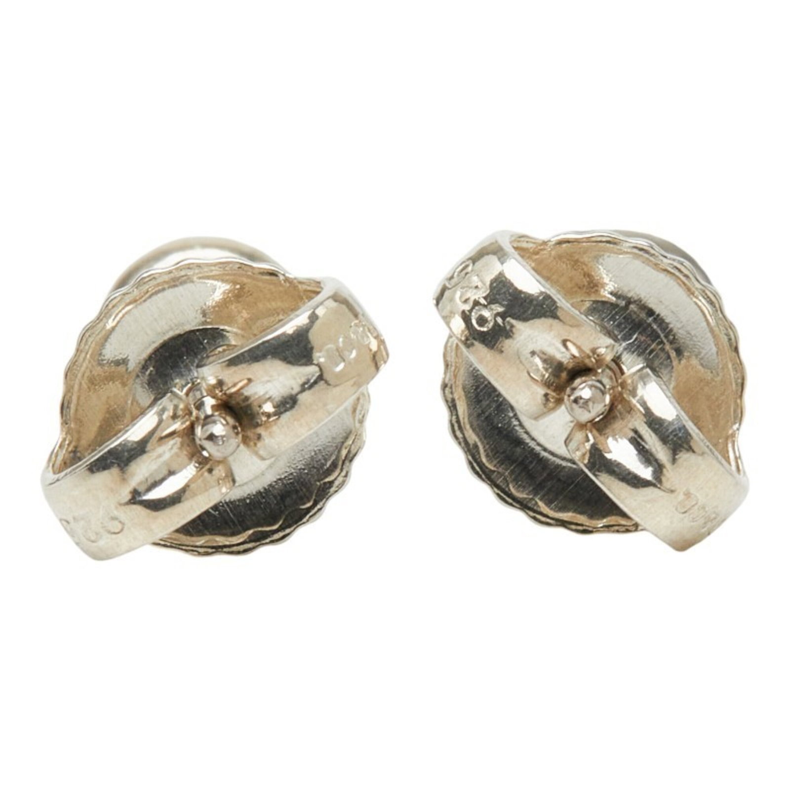 Silver Stud Earrings Tiffany - 3