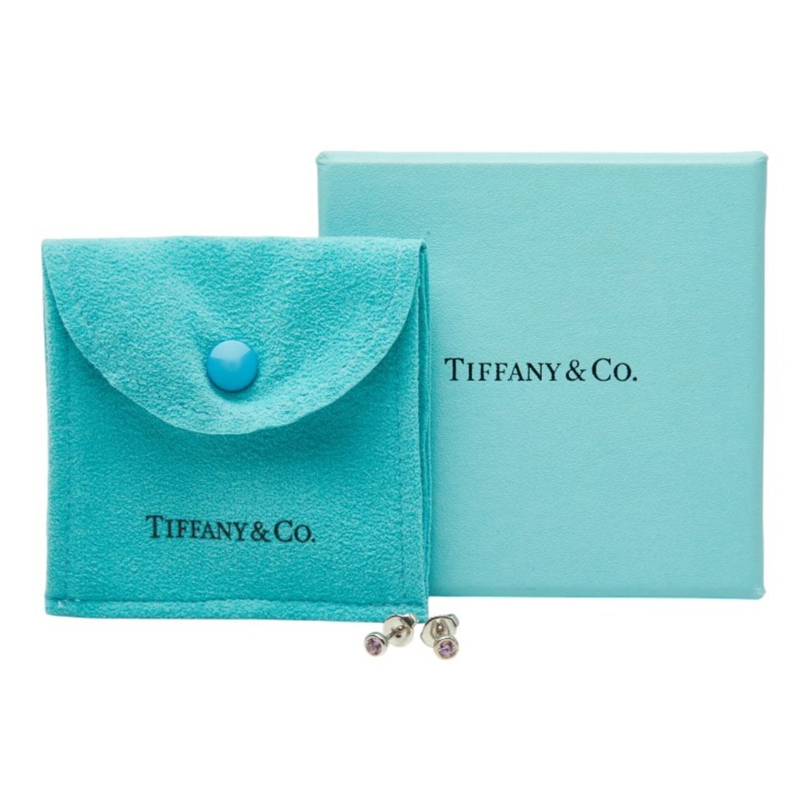 Silver Stud Earrings Tiffany - 6