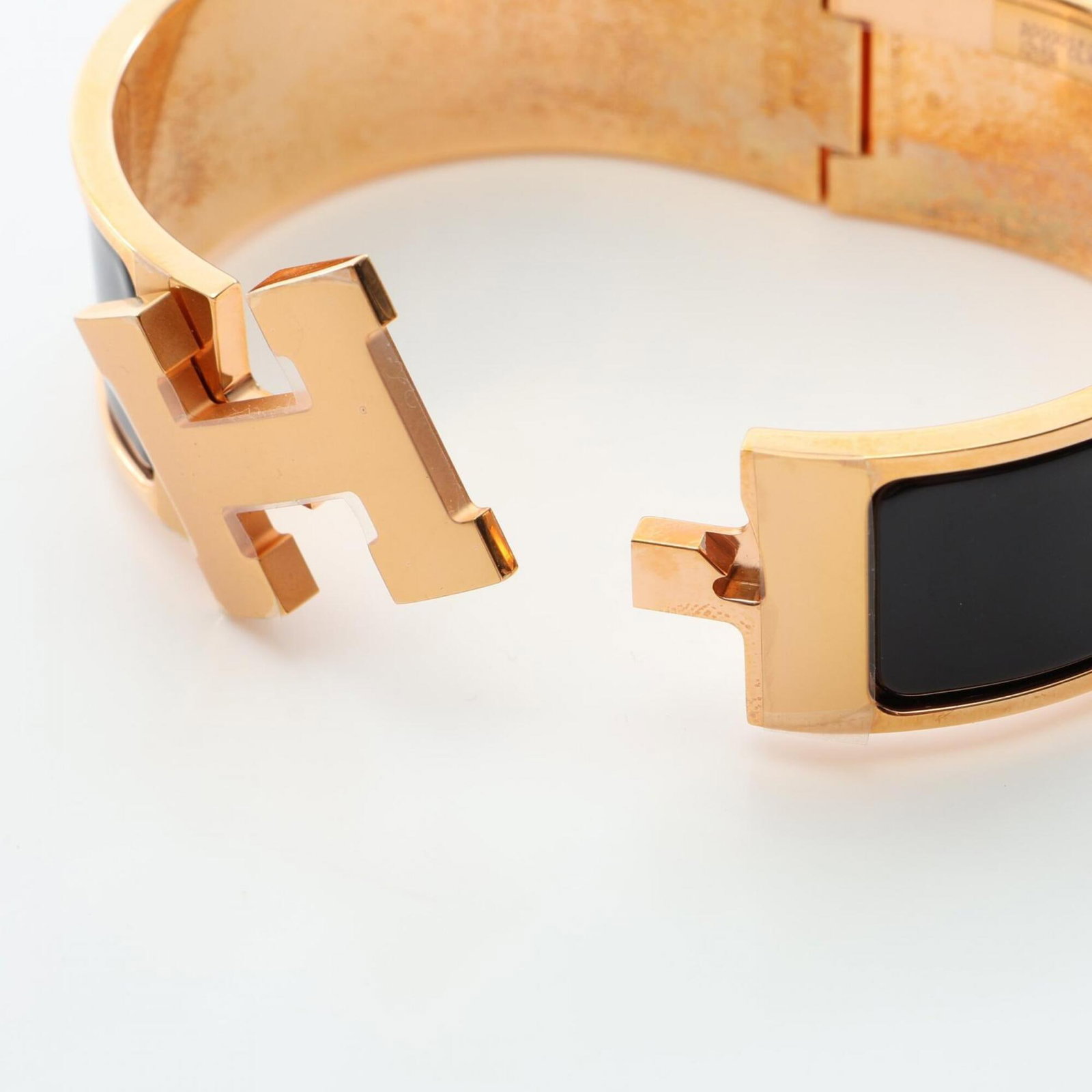 Hermes Bangle Enamel Gold Plating - 3