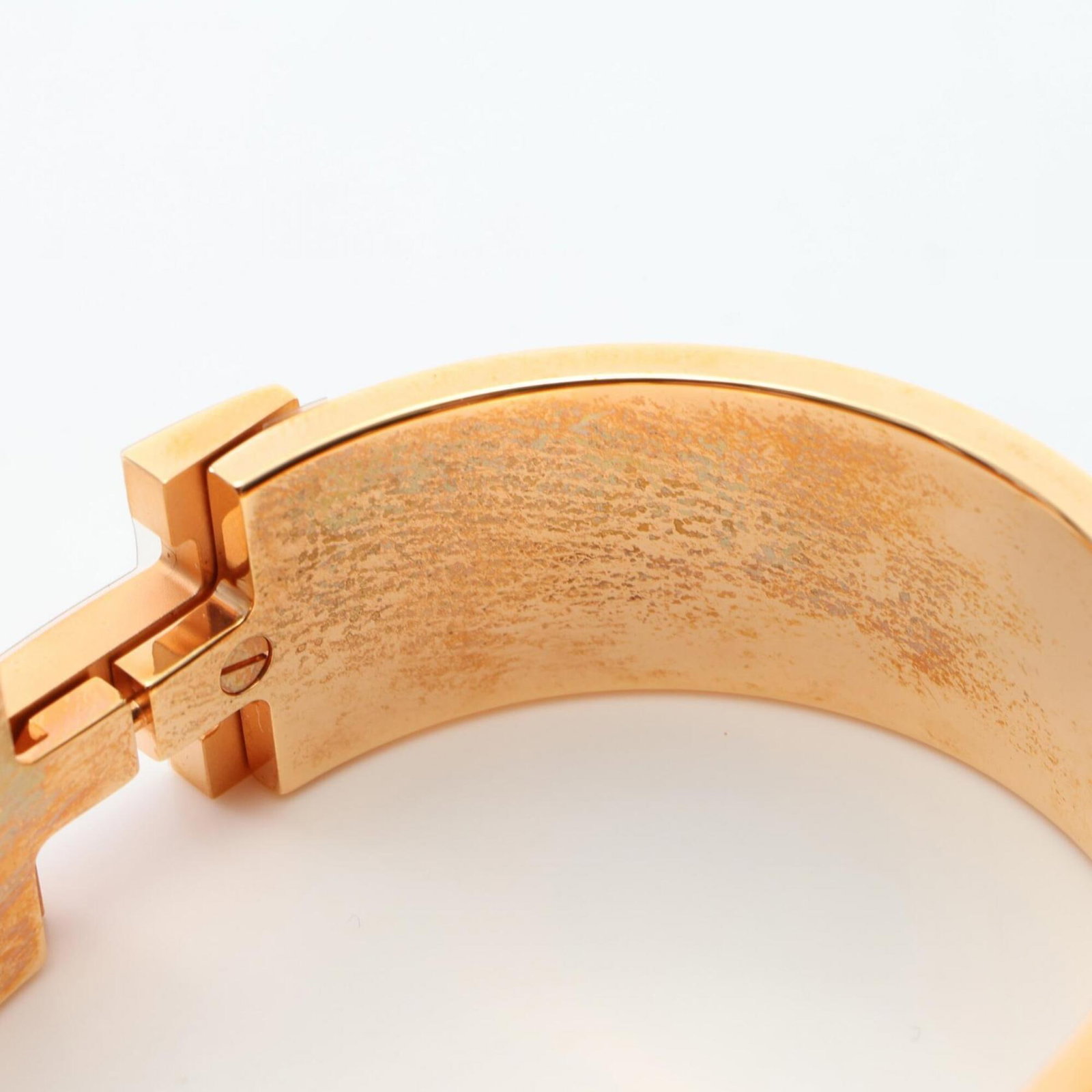 Hermes Bangle Enamel Gold Plating - 8