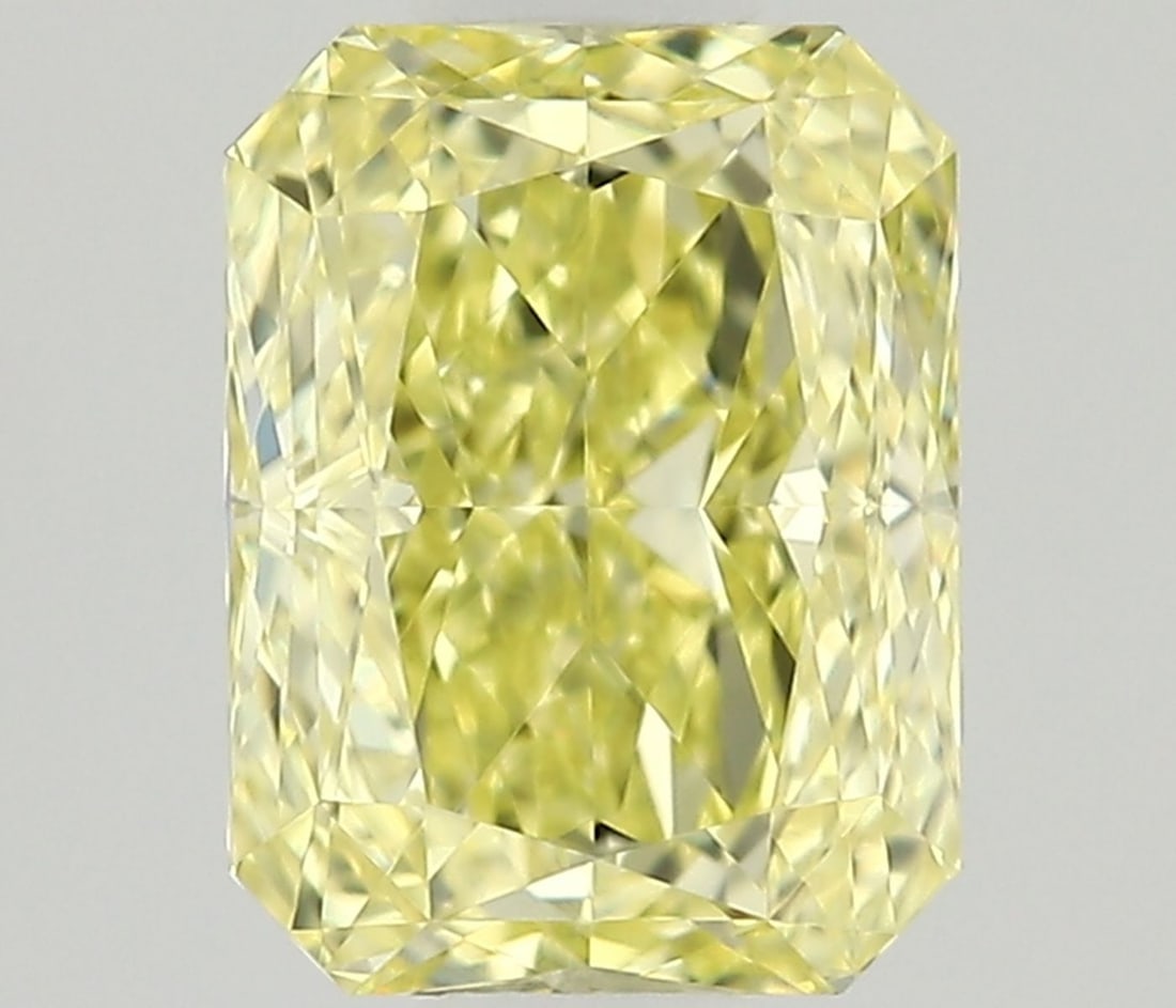 GIA Radiant 0.5ct Fancy Yellow VVS2 - Loose Natural Diamond: GIA Radiant 0.5ct Fancy Yellow VVS2 - Loose Natural Diamond GIA-certified, this loose natural diamond boasts exceptional clarity and color. Its Fancy Yellow hue and VVS2 grade make it a standout among