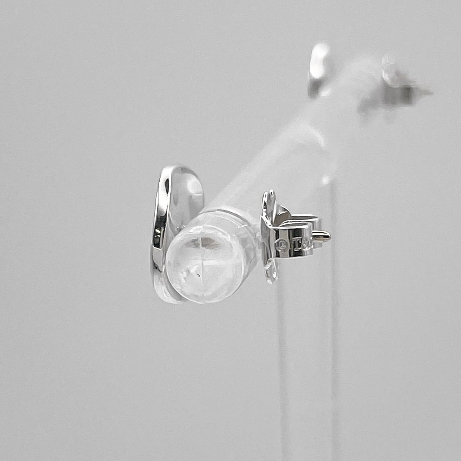 Silver Stud Earrings Tiffany - 3