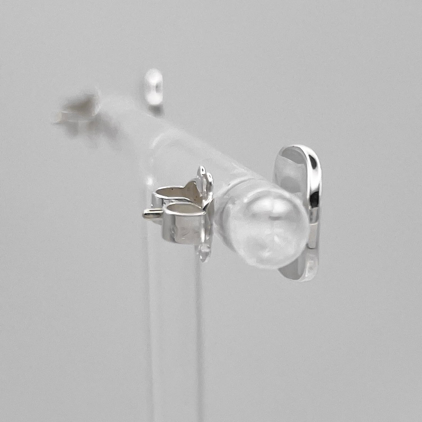 Silver Stud Earrings Tiffany - 4
