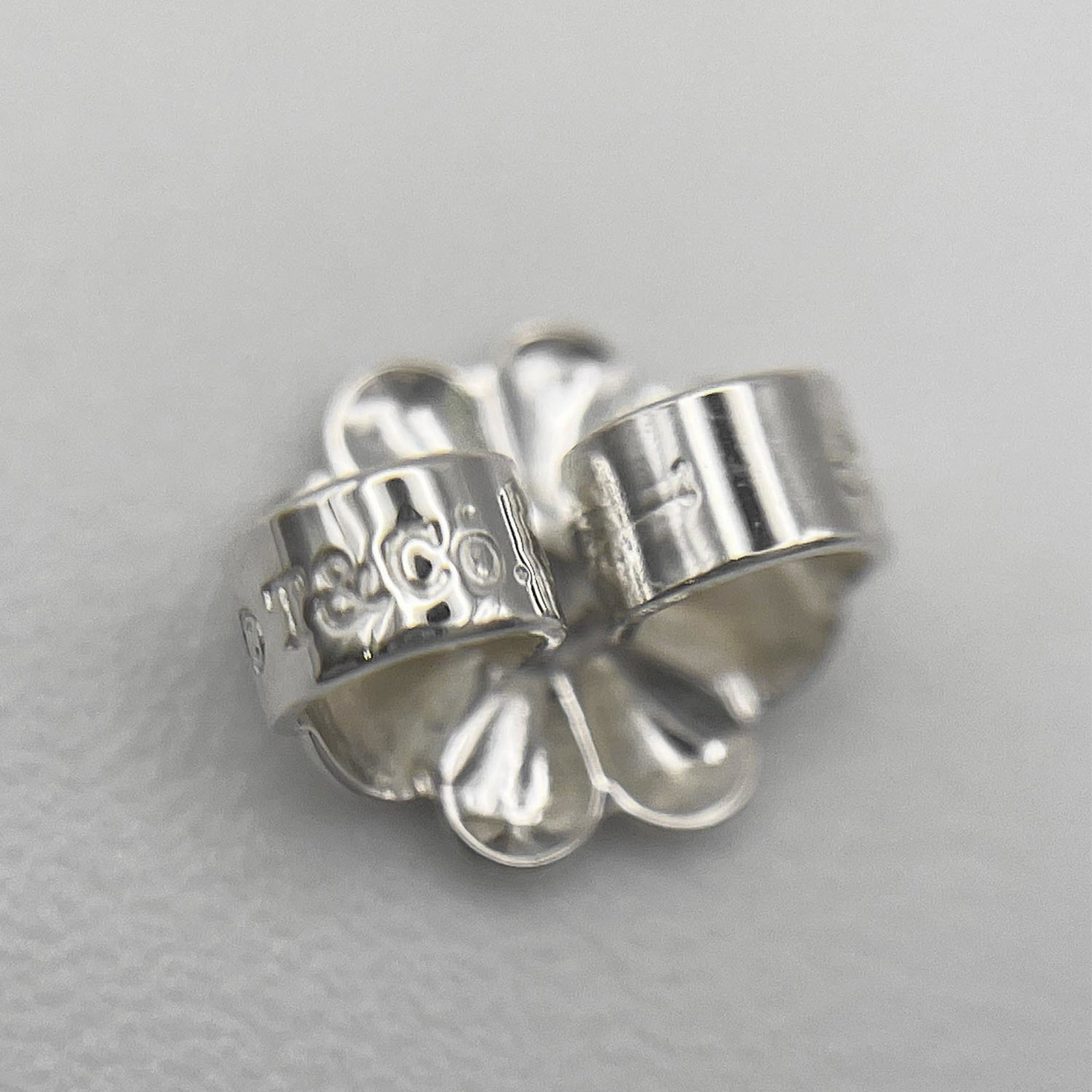Silver Stud Earrings Tiffany - 6
