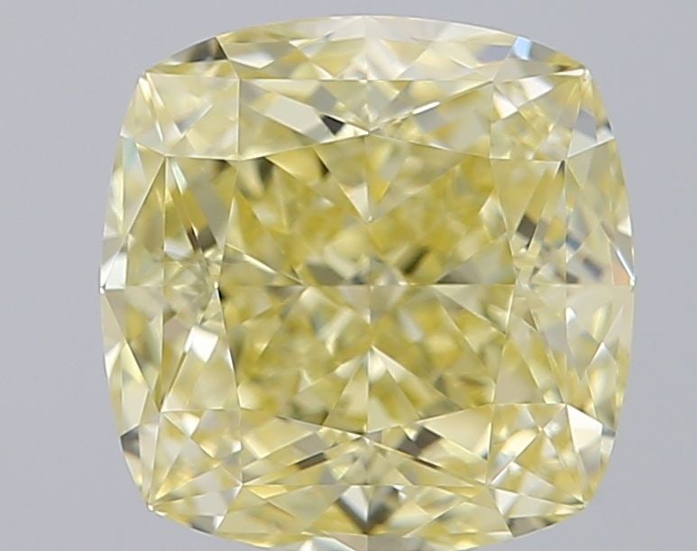 IGI Cushion Modified 1.68ct Yellow VVS2 - Loose Natural Diamond: IGI Cushion Modified 1.68ct Yellow VVS2 - Loose Natural Diamond 1.68ct Yellow VVS2 Diamond - A Natural WonderThis exceptional loose diamond boasts an impressive 1.68 carats in a vibrant yellow hue, ce