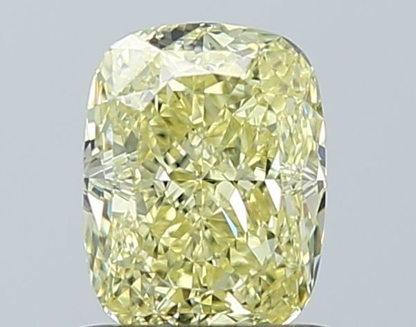 GIA Cushion Modified 1.02ct Fancy Yellow VVS2 - Loose Natural Diamond: GIA Cushion Modified 1.02ct Fancy Yellow VVS2 - Loose Natural Diamond GIA certified, this 1.02ct Fancy Yellow VVS2 diamond boasts exceptional clarity and color, with EX polish and VG symmetry. Its nat