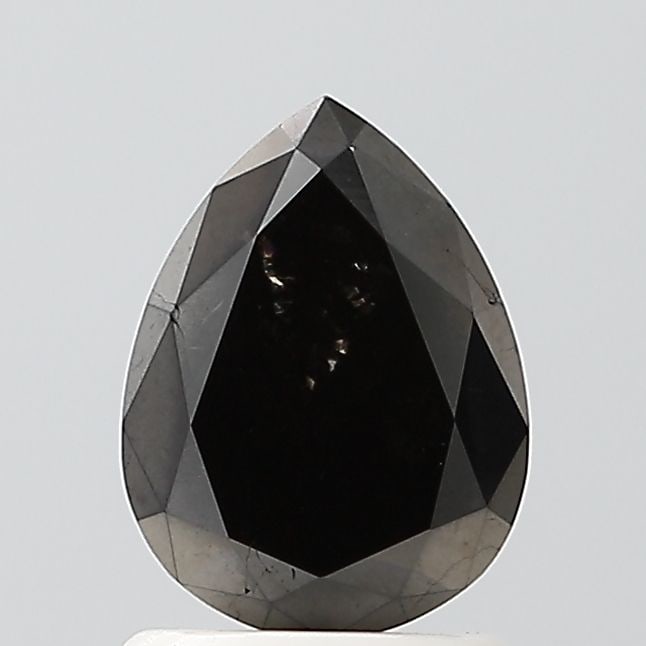 Pear 1.41ct Black VVS2 - Loose Natural Diamond: Pear 1.41ct Black VVS2 - Loose Natural Diamond 1.41ct Black VVS2 - Loose Natural Diamond, showcasing exceptional clarity and polish, with an EX symmetry that highlights its precise cut. This natural F