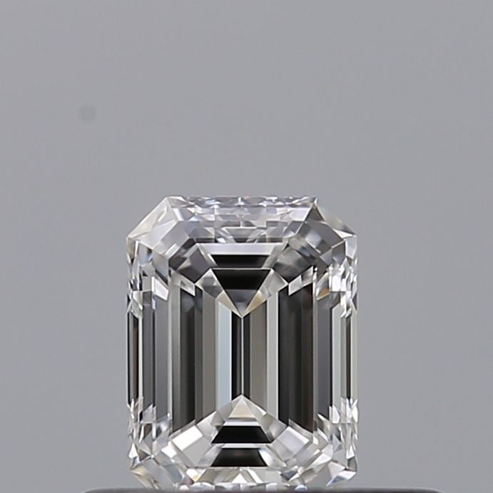 GIA Emerald 0.31ct D VVS2 - Loose Natural Diamond: GIA Emerald 0.31ct D VVS2 - Loose Natural Diamond 0.31ct GIA Emerald in VVS2 Clarity, EX Polish, and VG Symmetry - A rare natural diamond with exceptional clarity and cut quality, certified by the Gem