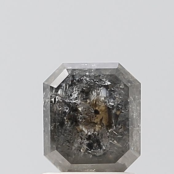 Emerald 1.29ct Salt And Pepper VVS2 - Loose Natural Diamond: Emerald 1.29ct Salt And Pepper VVS2 - Loose Natural Diamond 1.29ct Salt And Pepper VVS2 - Loose Natural Diamond, boasting exceptional clarity and polish, showcases its unique salt and pepper pattern i