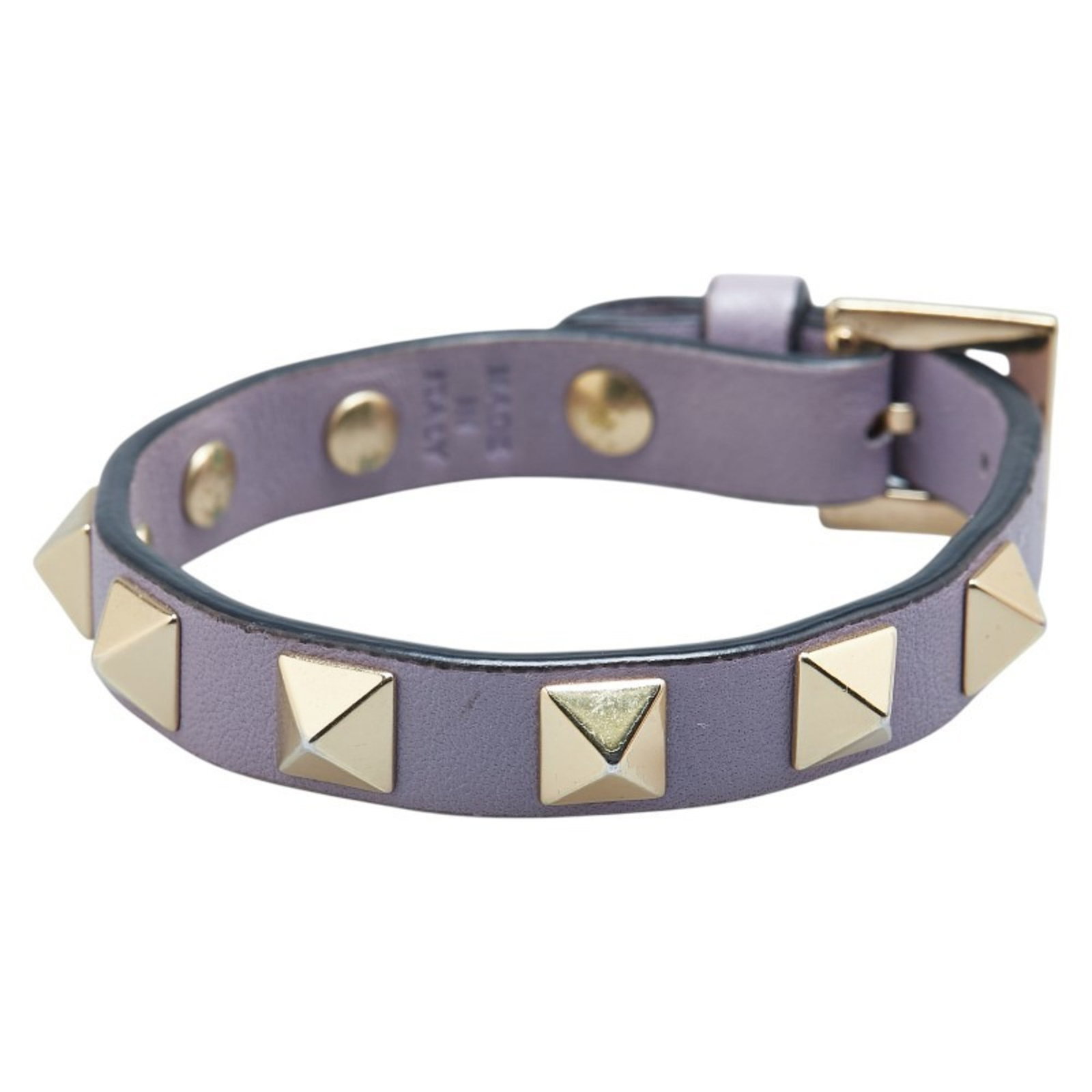 Valentino Charm Bracelet Gold Plating Leather (1 of 7)